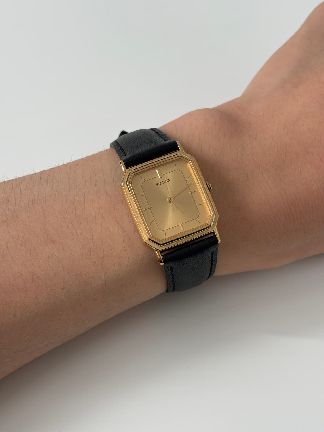 1980s Gold Octagon Case Quartz 상품이미지8