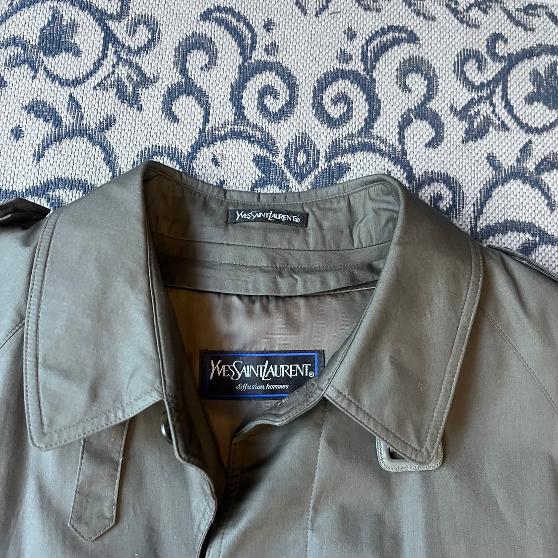 100 입생로랑 트렌치 코트/W2564 상품이미지4