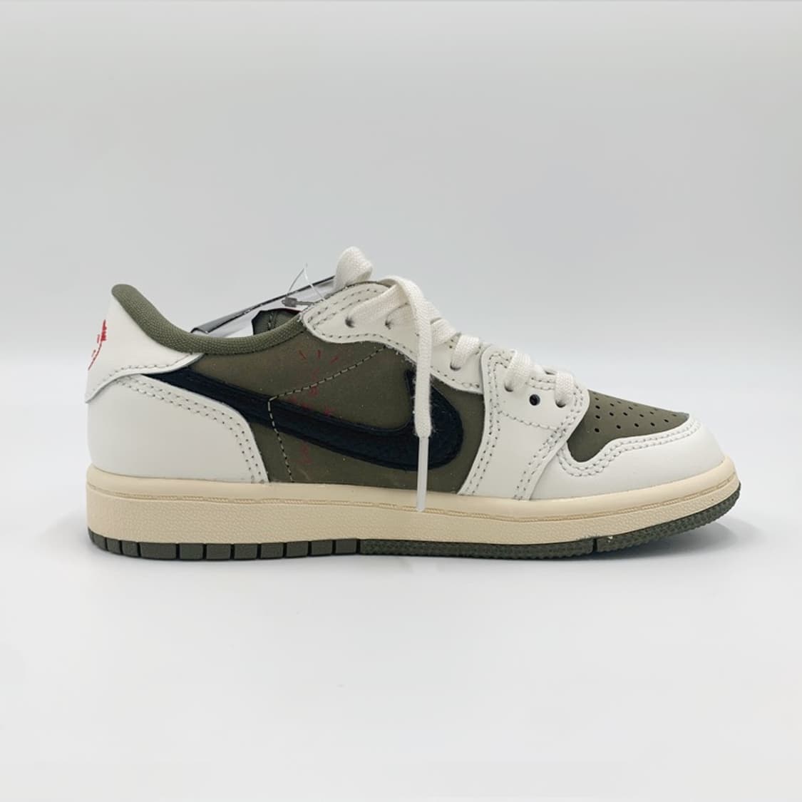 에어 조던 1 로우 OG SP 트래비스스캇 미디엄 올리브 PS NO.99 상품이미지6