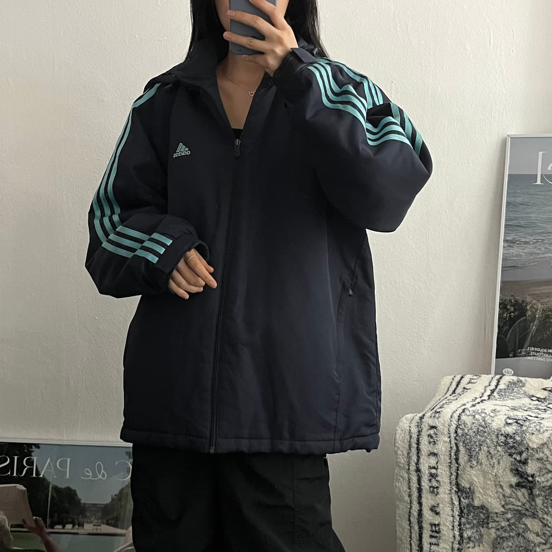 105 ) 아디다스후드점퍼 A0687 상품이미지1