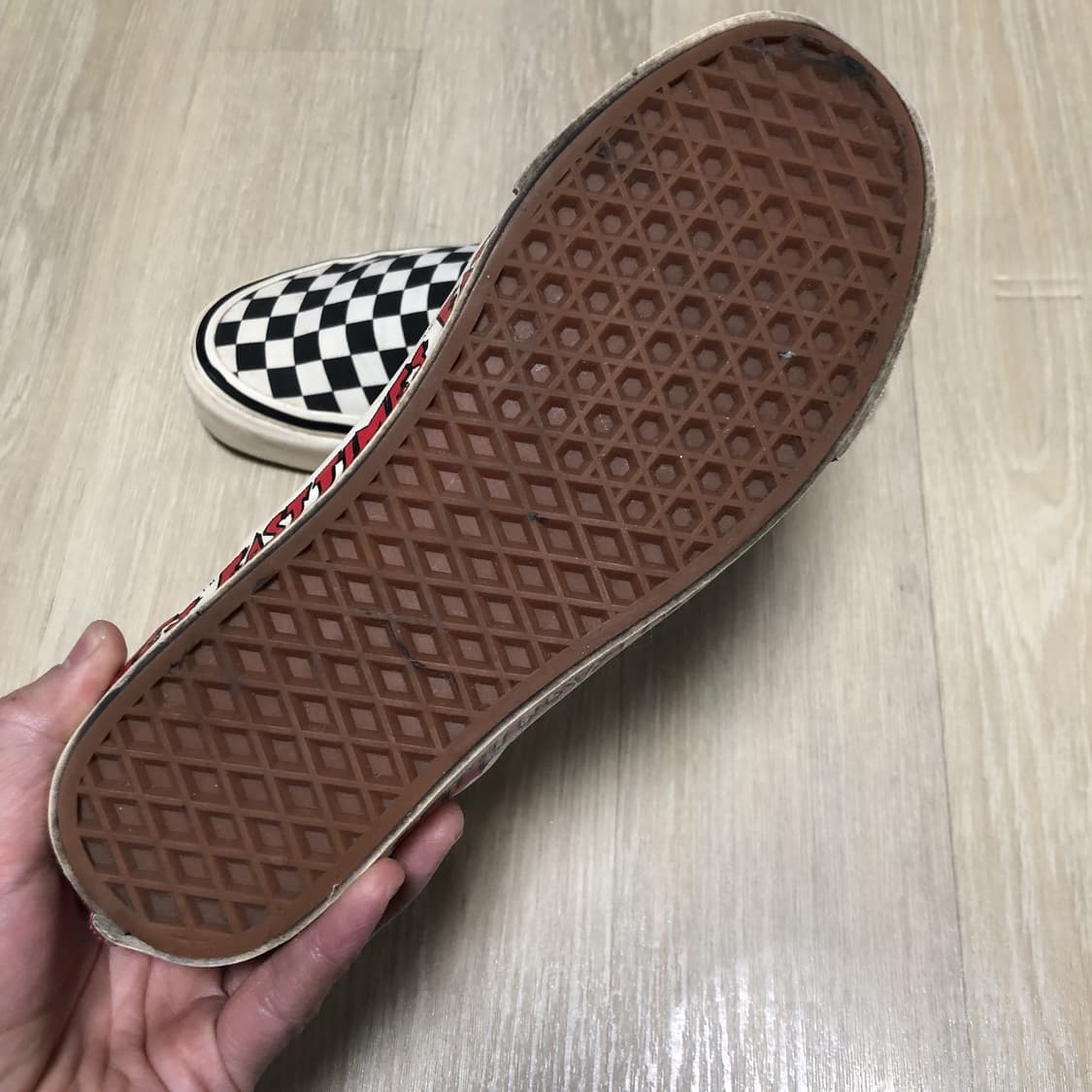 (260) 반스 VANS 애너하임 X 패스트 타임 체커보드 슬립온 상품이미지4