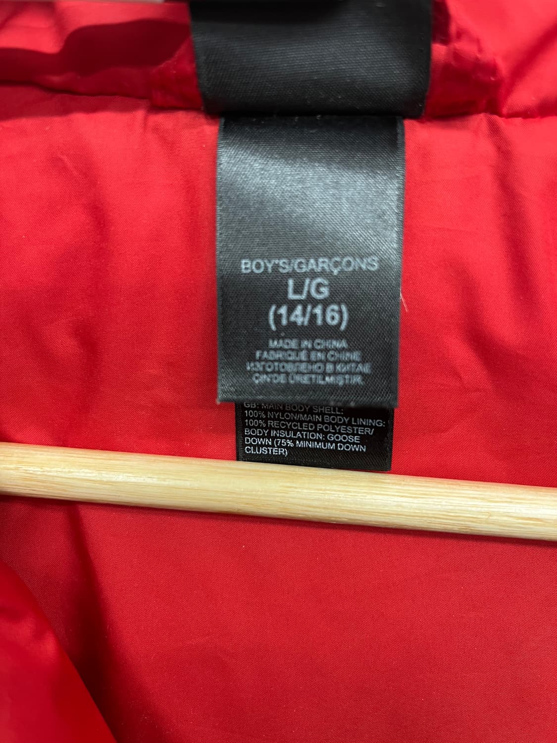 노스페이스 검빨 패딩 L 상품이미지4