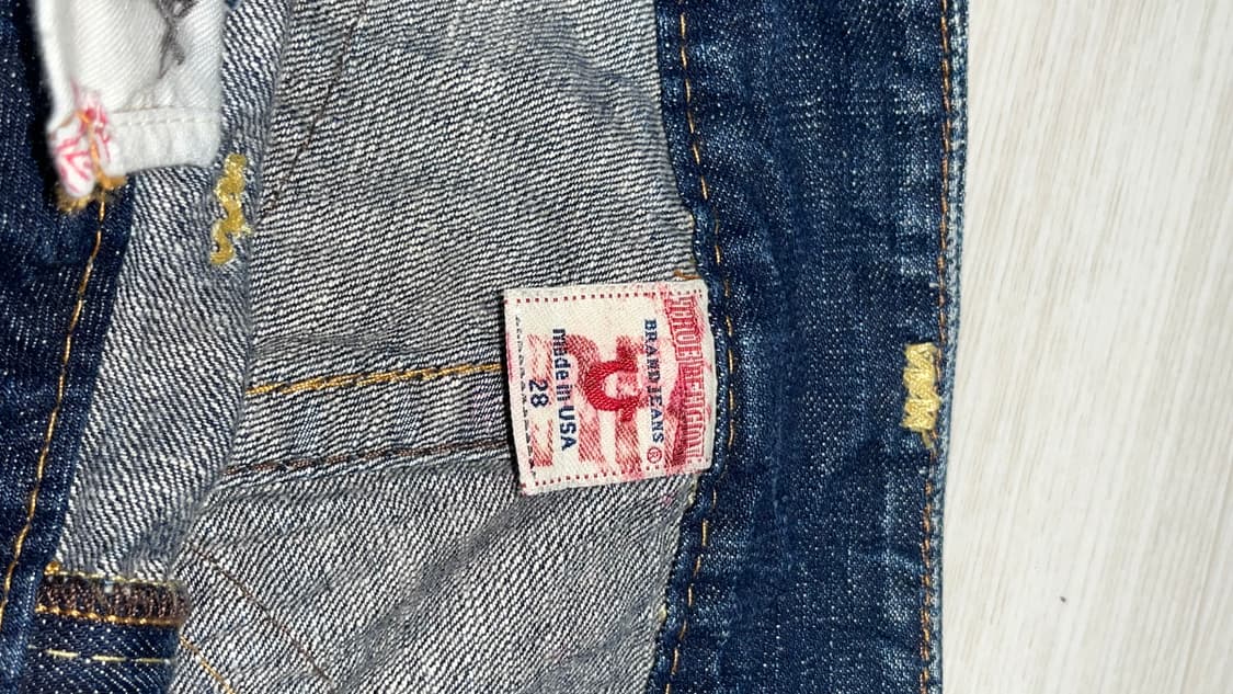 트루릴리젼 리리지퍼 로우라이즈 부츠컷 28 상품이미지6