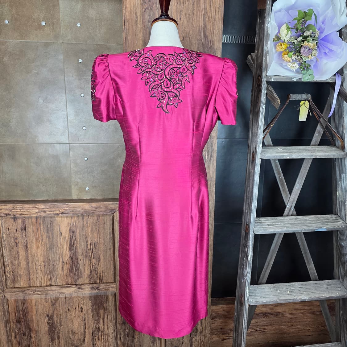 GK ITALIA 핫핑크 블링 원피스  상품이미지4