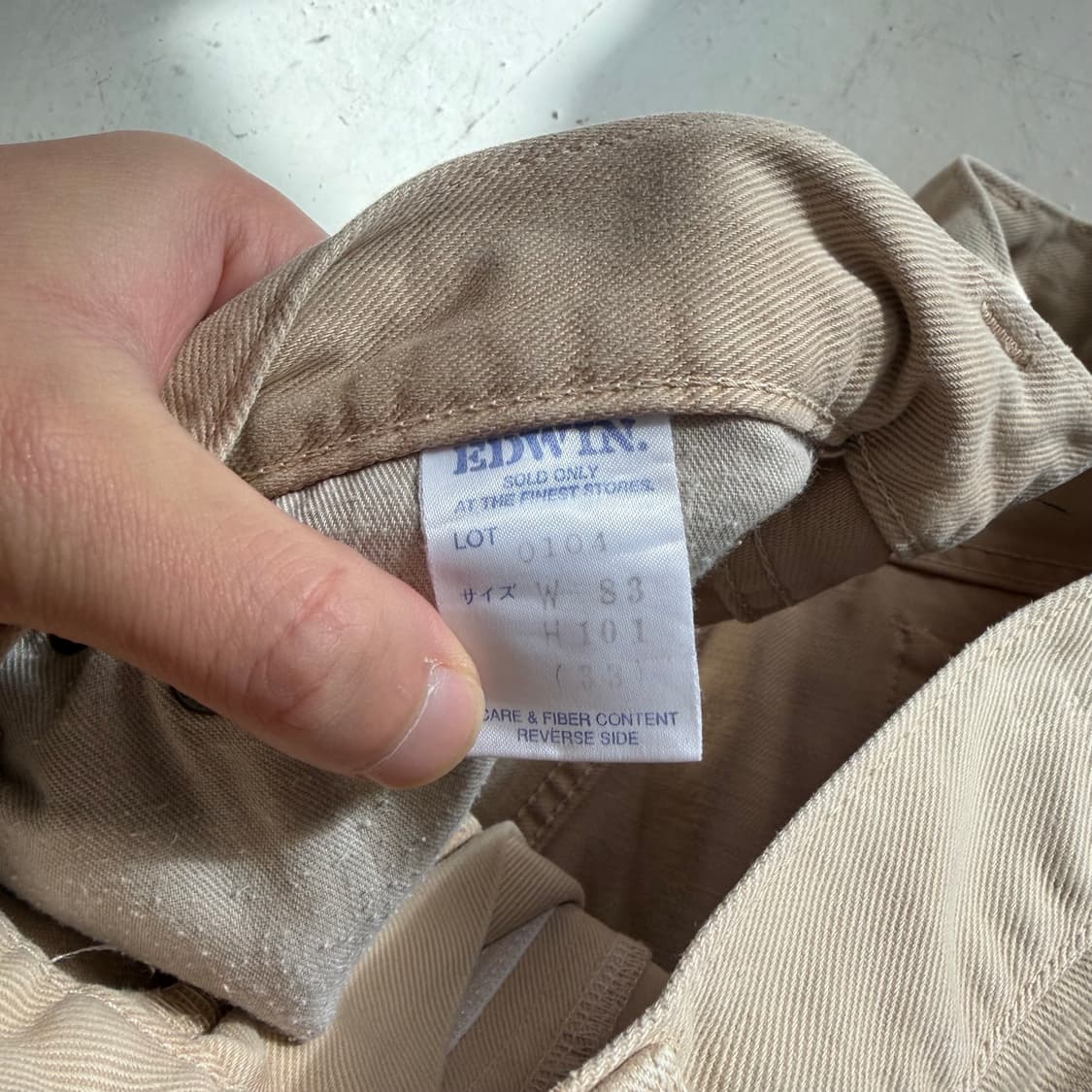 에드윈 빈티지 코튼팬츠 33 상품이미지6