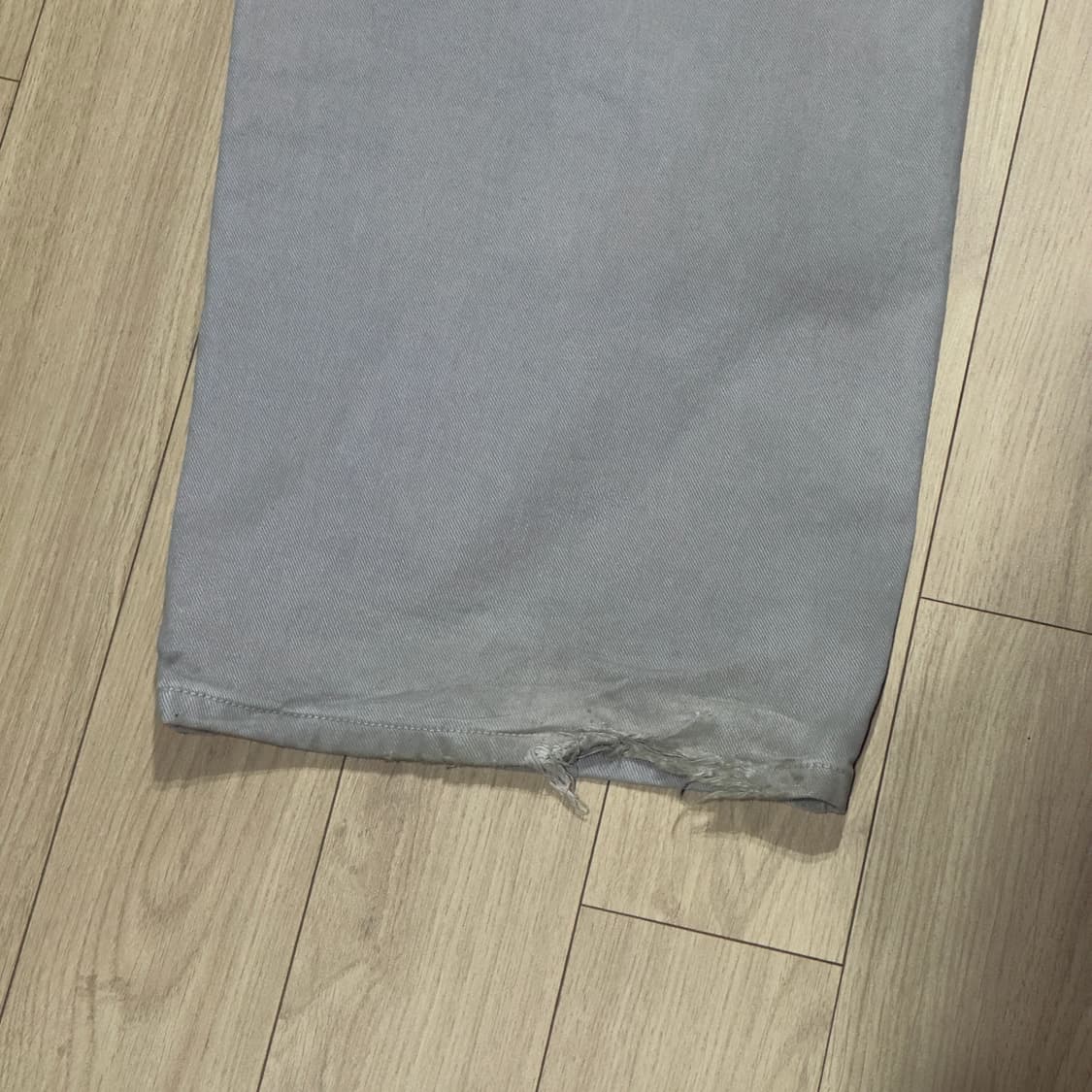 노운 wide denim pants (blue grey) 상품이미지3