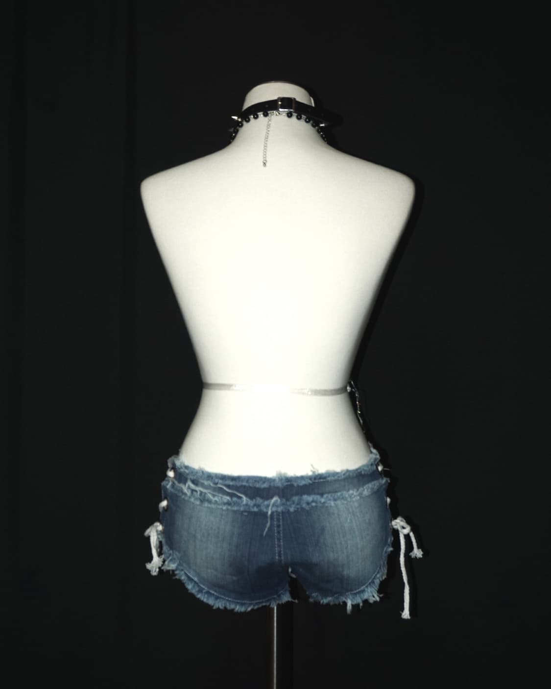 side lace denim  상품이미지5