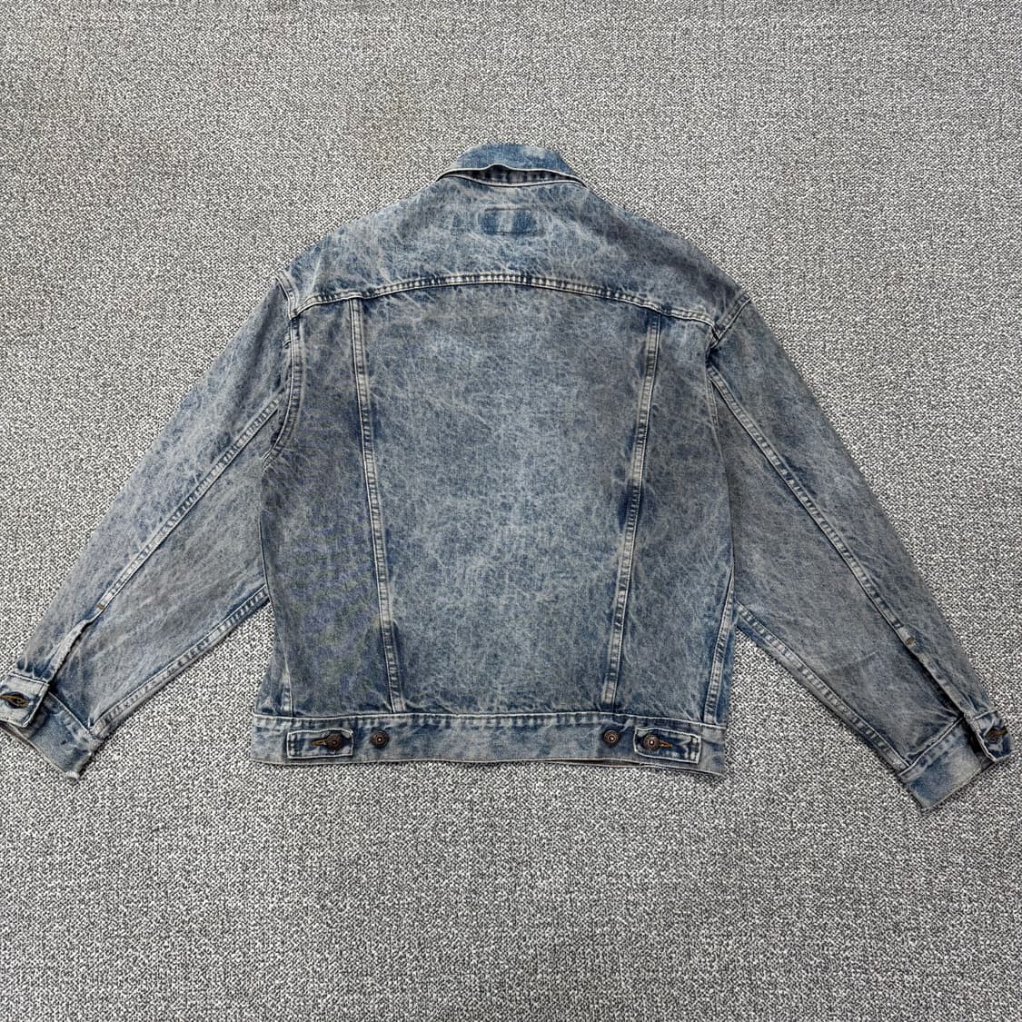 M 리바이스80s levis 빈티지 에시드 워싱 트러커 데님 청자켓 상품이미지2