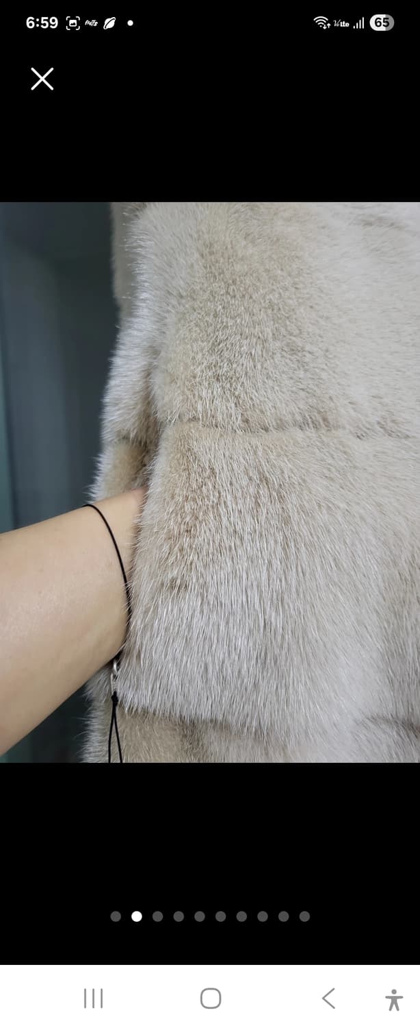 BASSETTI 이태리 명품브랜드 사가퍼 밍크 베스트 free 상품이미지2