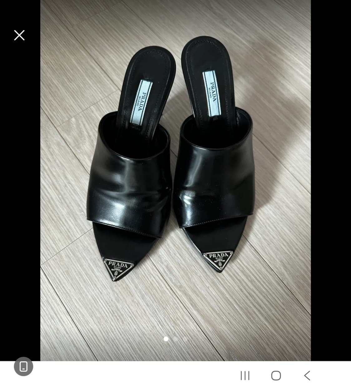 프라다 삼각로고 슬리퍼 상품이미지1