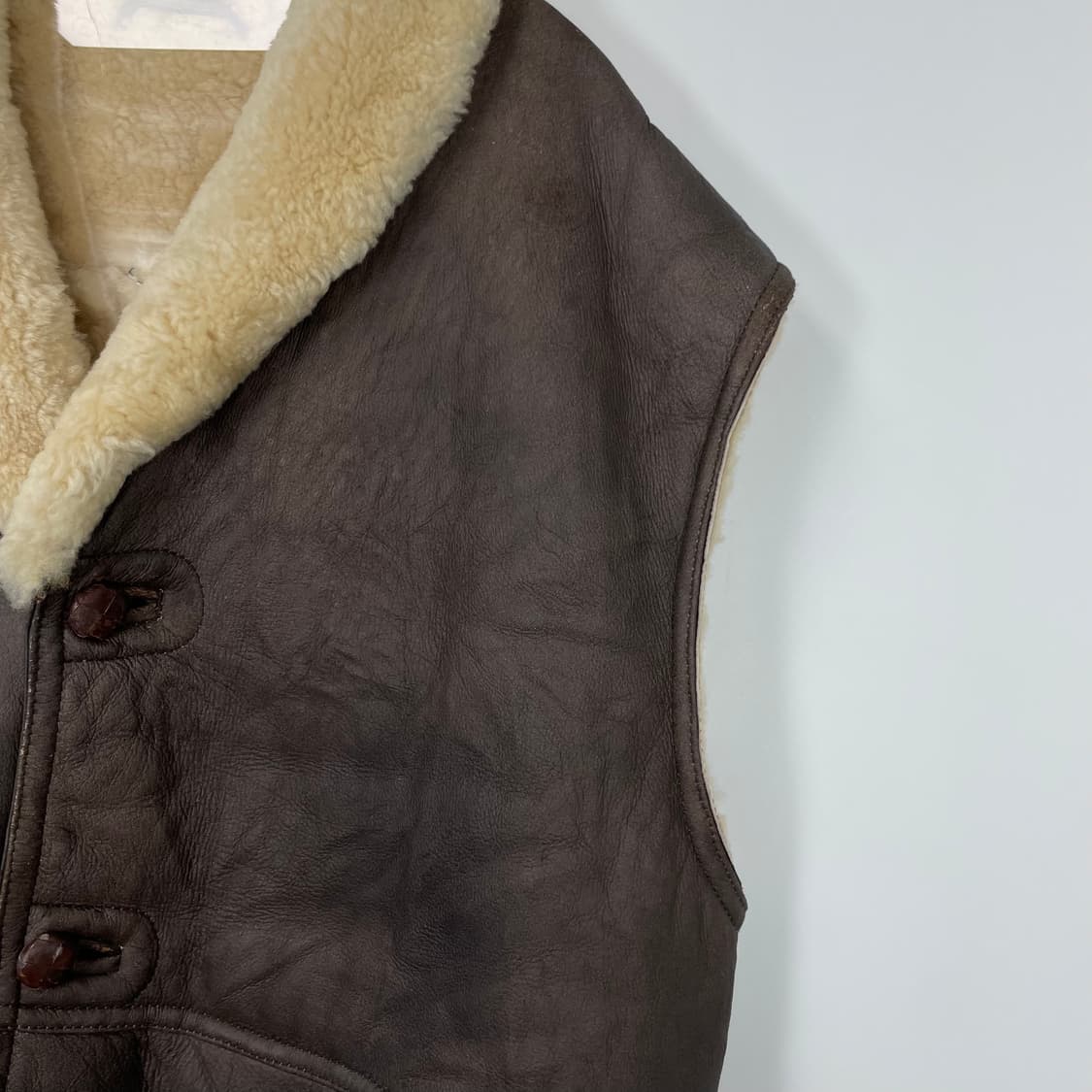 빈티지 무스탕 베스트 자켓 코트 상품이미지3