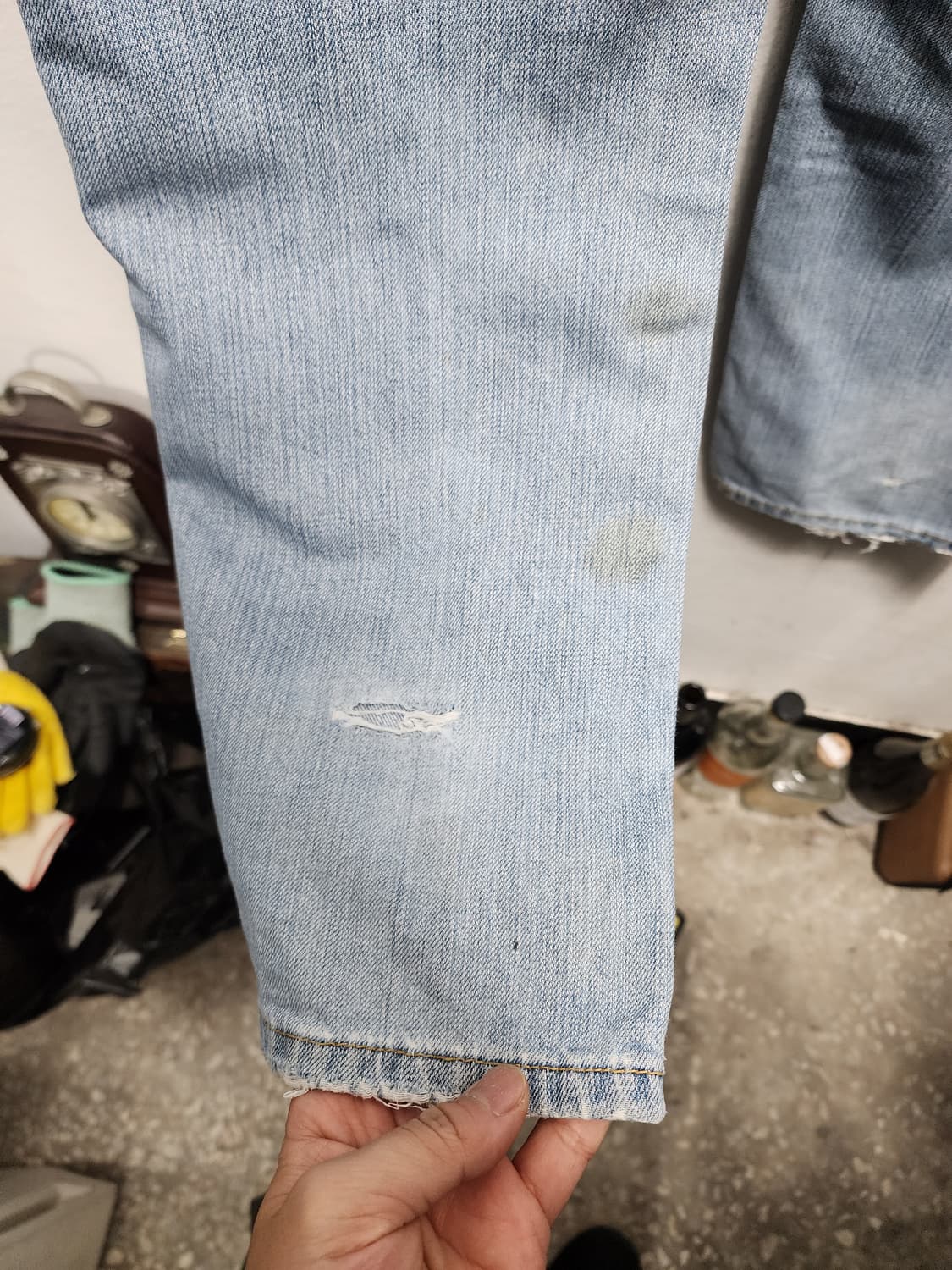 리바이스 90s 523 연청 빈티지 데님  상품이미지5