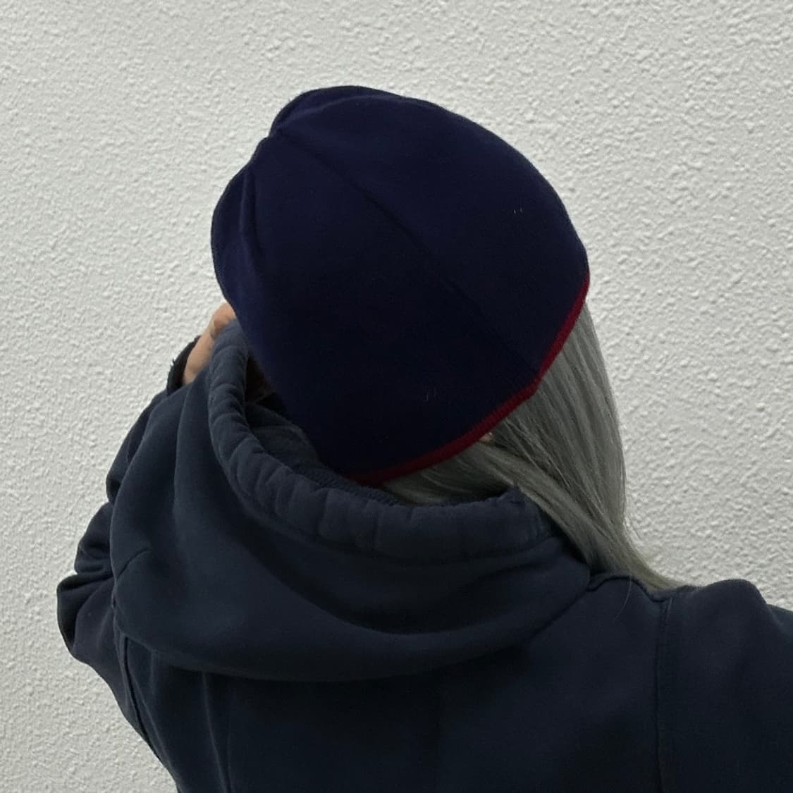 바르셀로나 리버시블 네이비 비니 상품이미지3