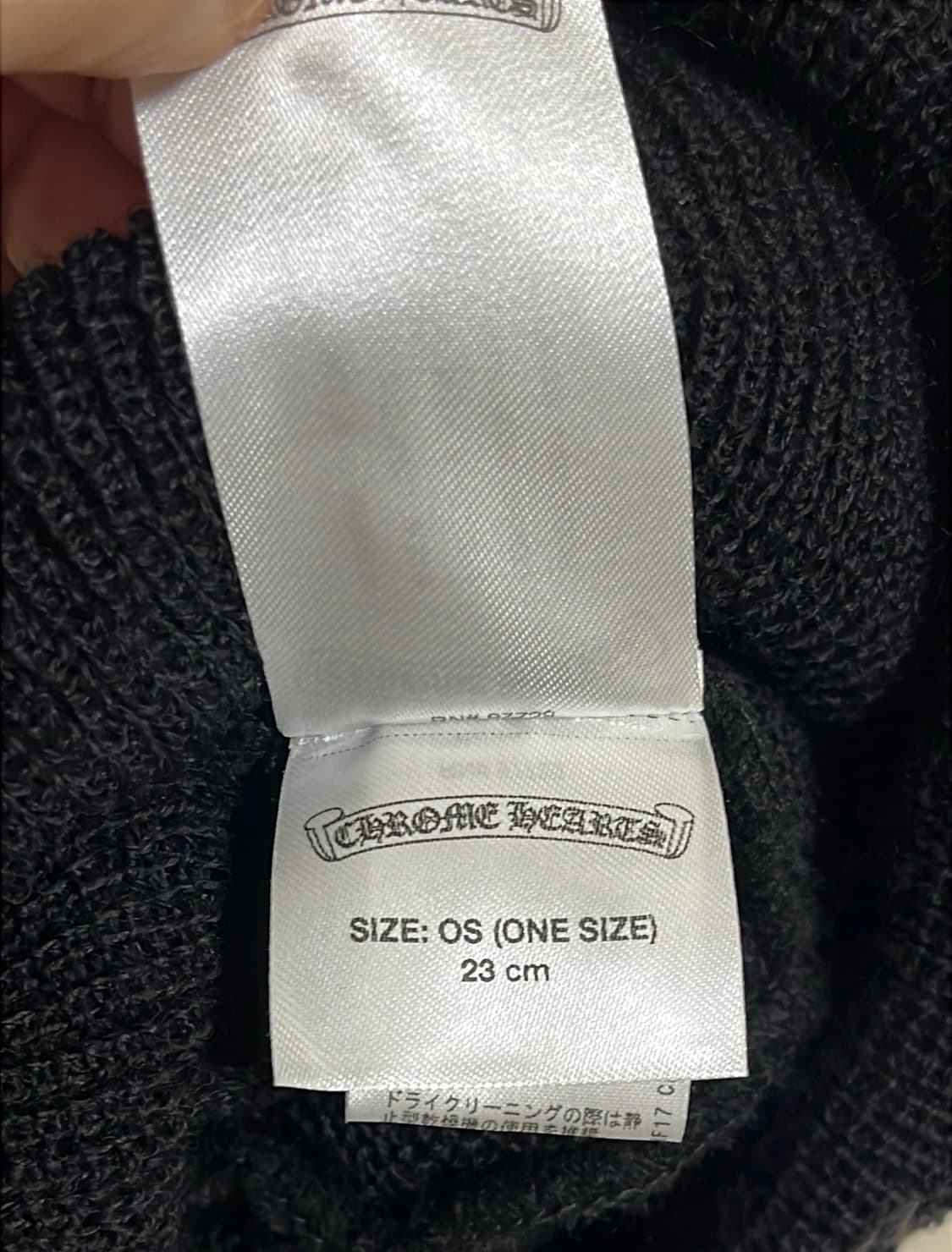 크롬하츠 울 비니 블랙 상품이미지6