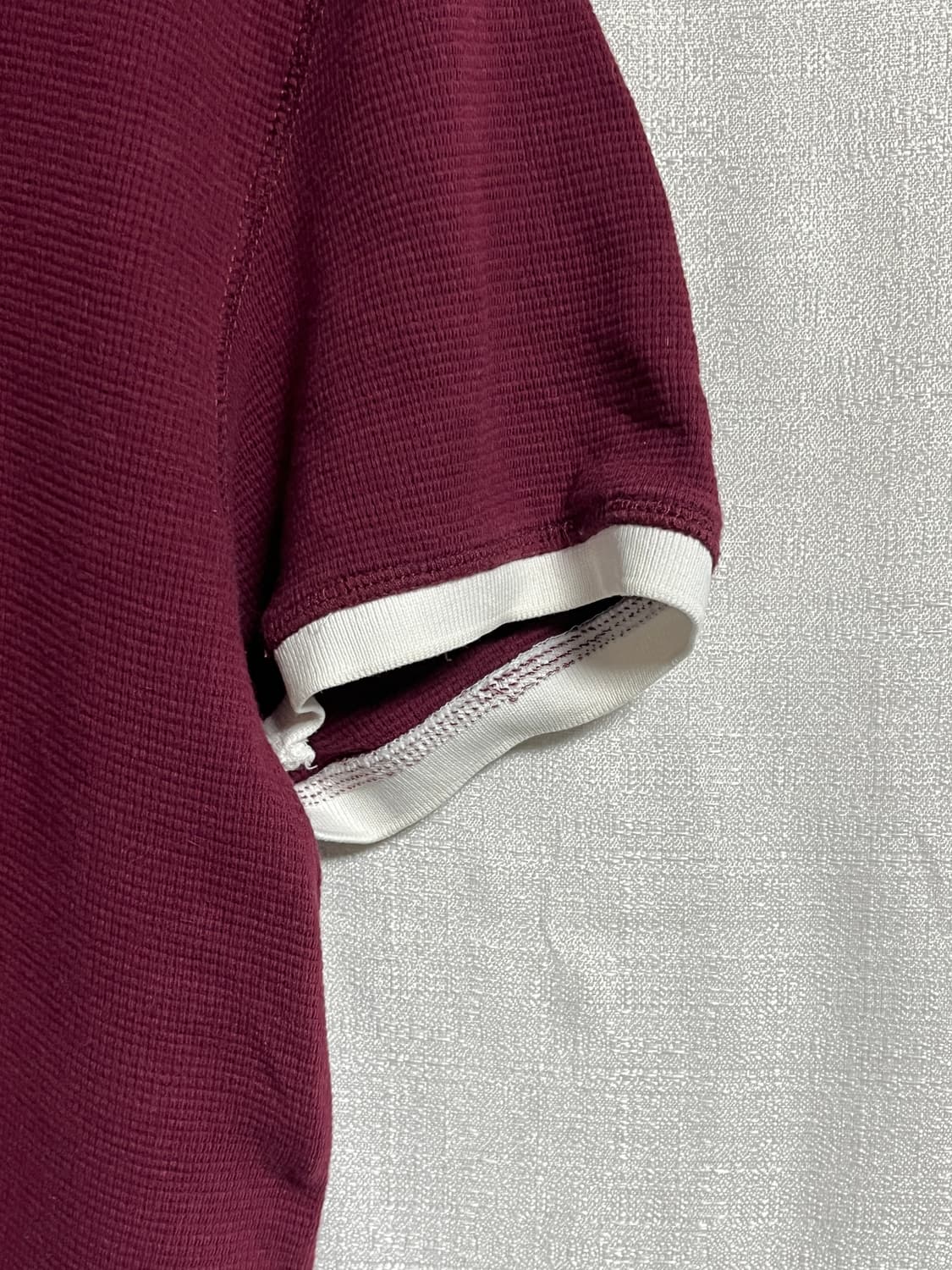 공용 폴로 랄프로렌 와플 브이넥 링거 티셔츠 L 상품이미지3