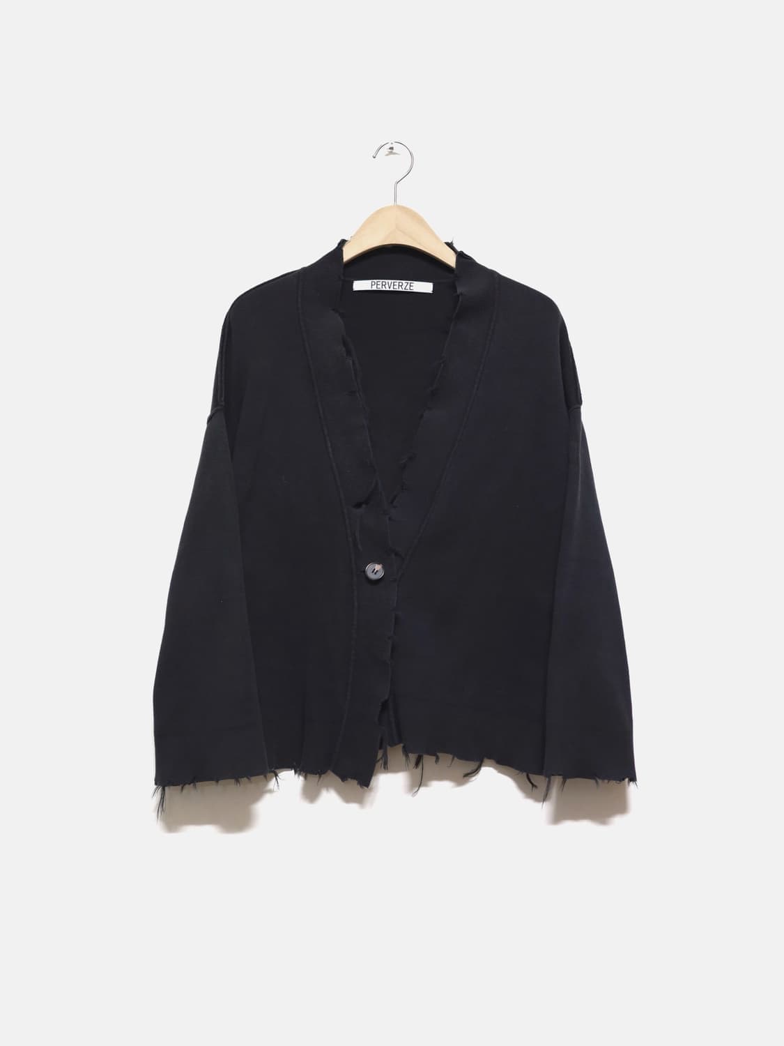 PERVERZE Crash wide knit cardigan 상품이미지1