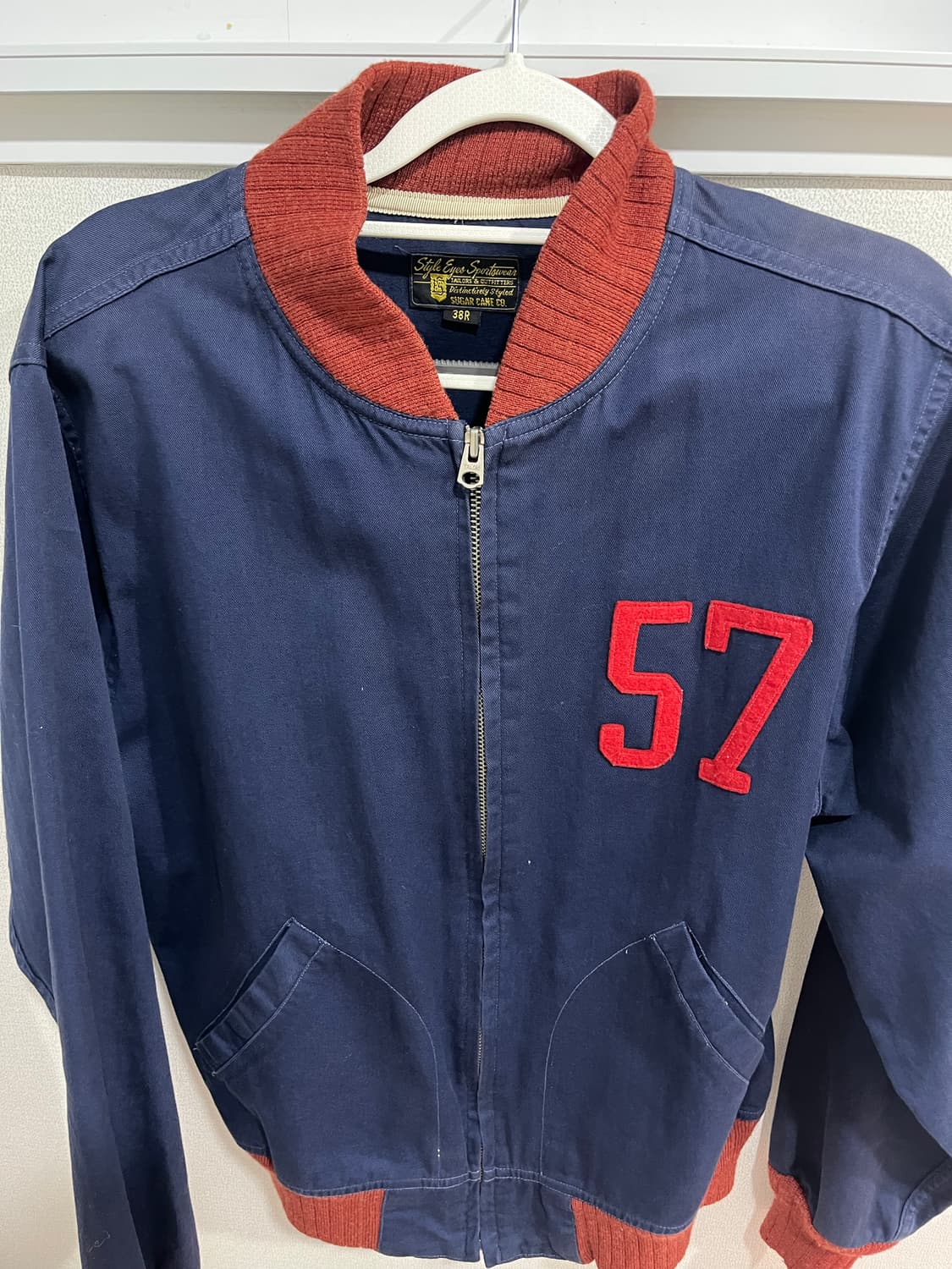 슈가케인 (스타일아이즈) 코튼 자켓 스타디움 봄버 상품이미지1