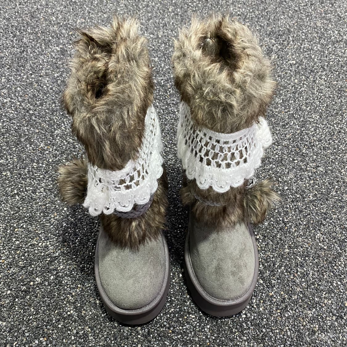 빈티지 에스닉 양털 부츠 b3405 상품이미지5