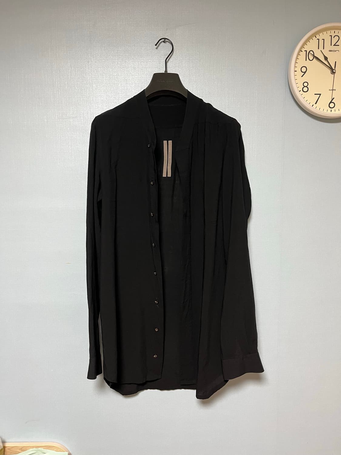 릭오웬스 울 실크 셔츠 가디건 상품이미지1