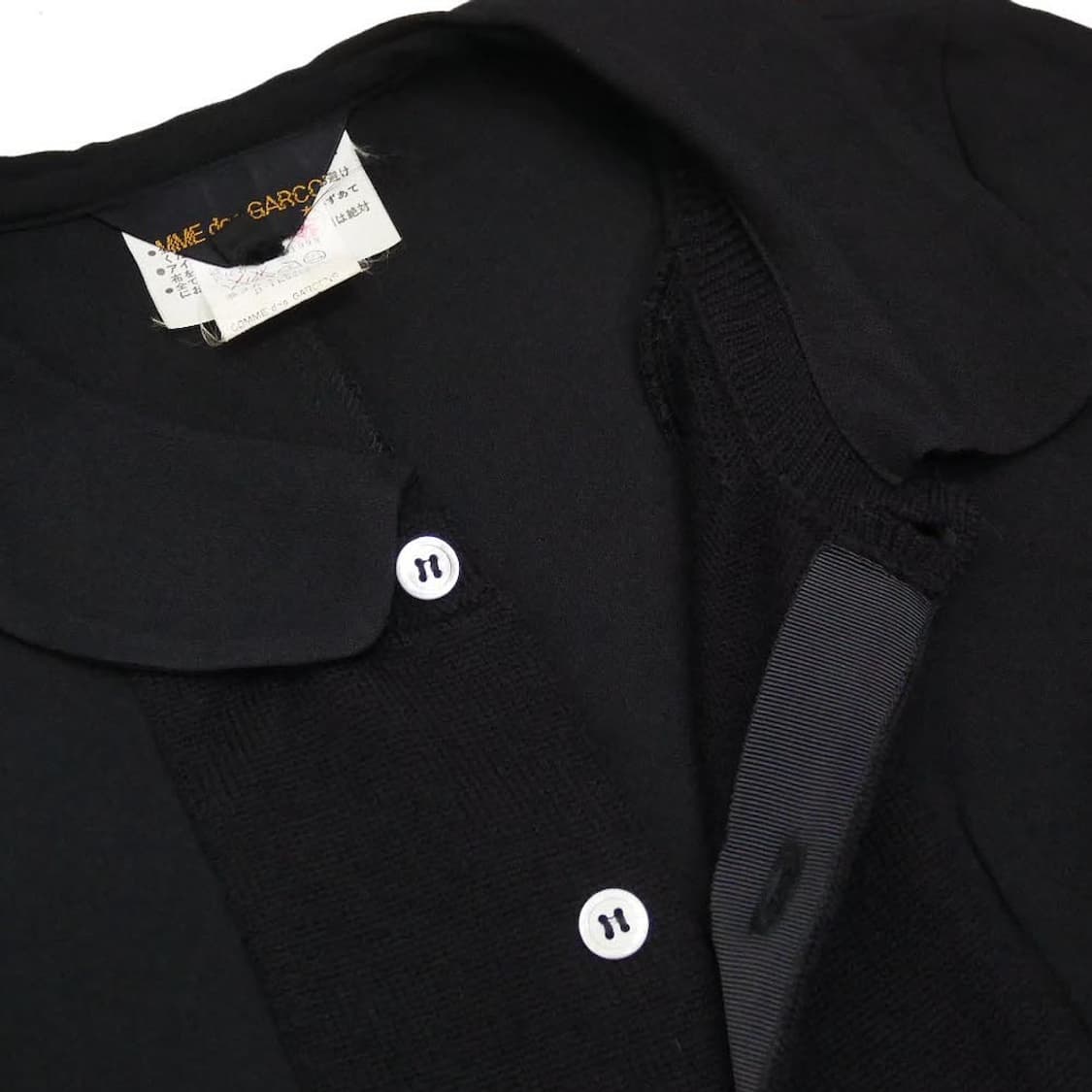 꼼데가르송 블라우스 가디건 블랙 상품이미지5