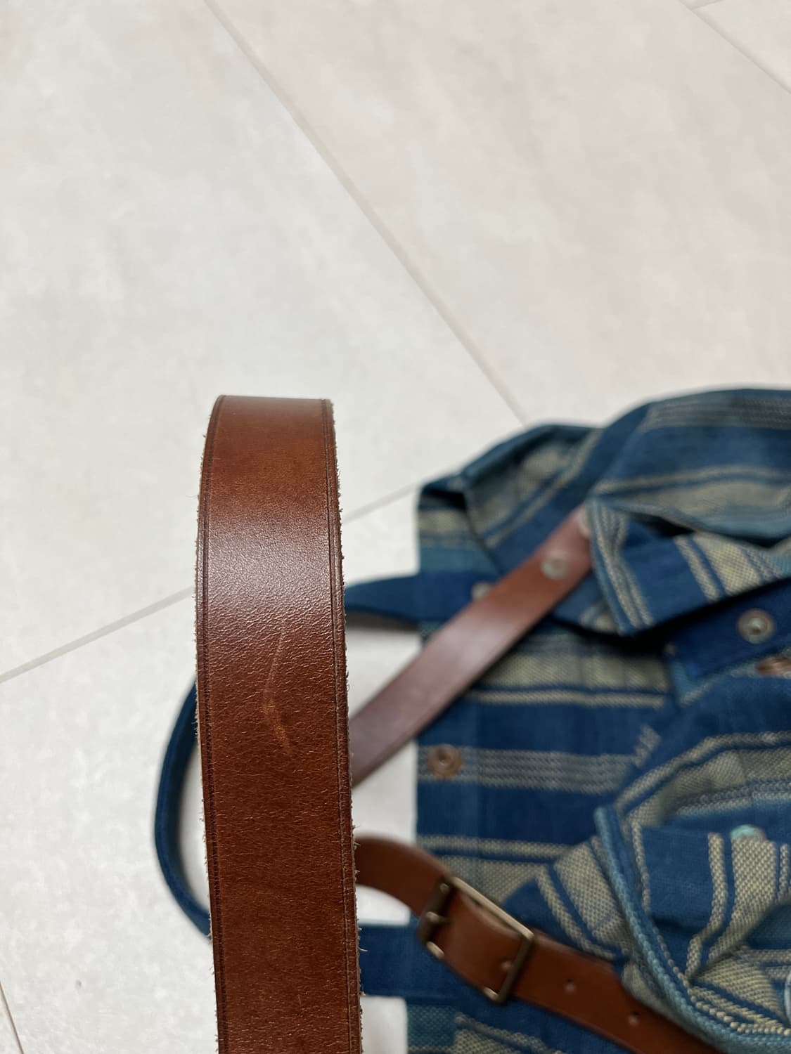RRL 핸드 우븐 인디고 카펜더 토트 상품이미지4