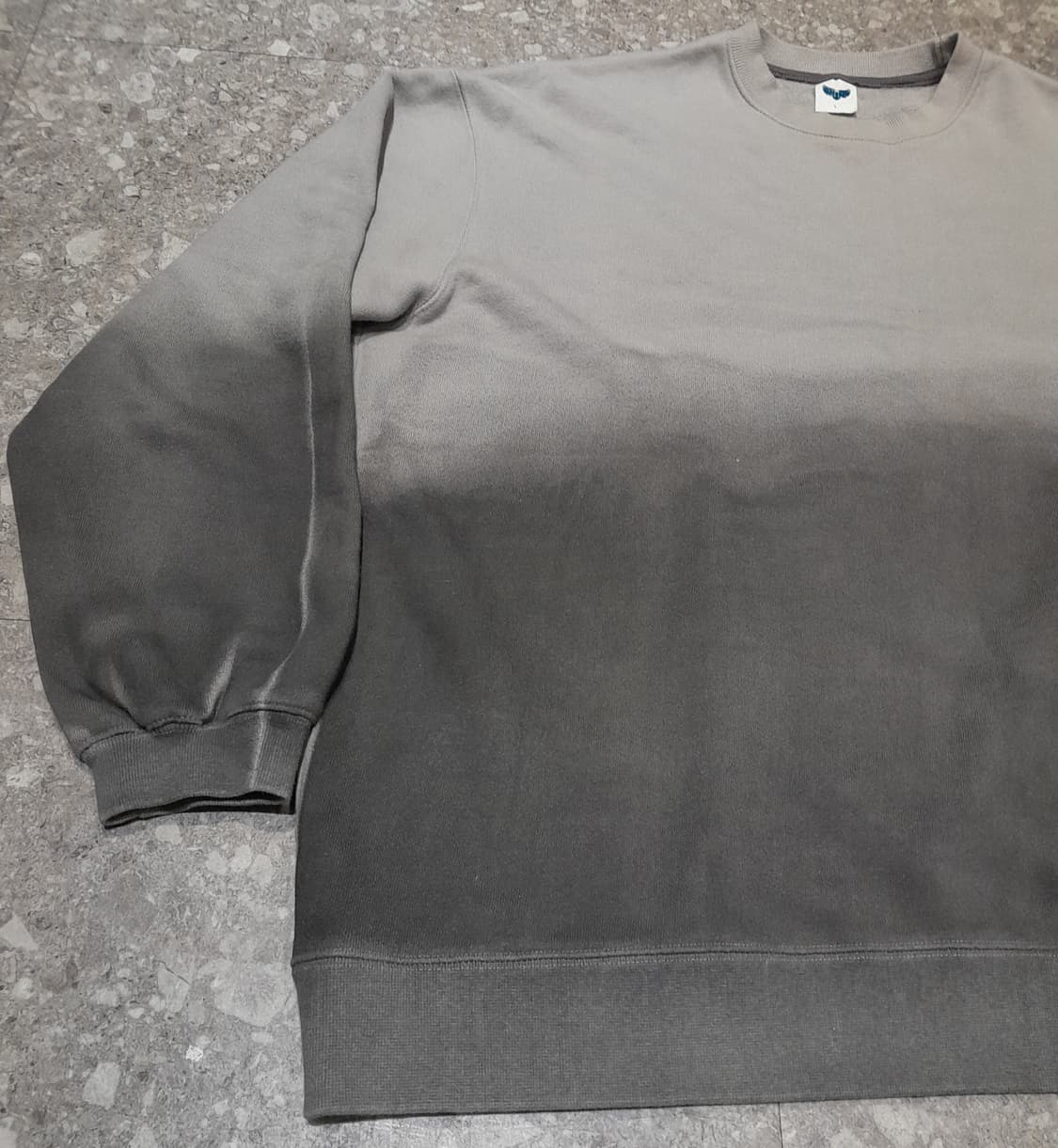 💥스틸휠즈 빈티지 워싱 그라데이션 스웻셔츠 (L)
 상품이미지4