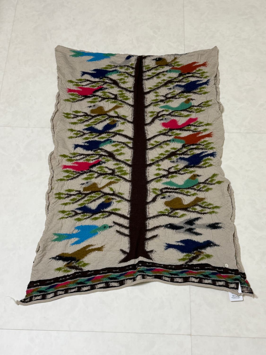 캐피탈 플러쉬 울 버드 트리 스카프 상품이미지2