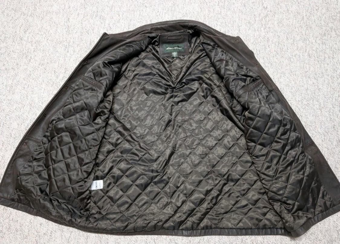 에디바우어90 브라운가죽자켓 상품이미지3