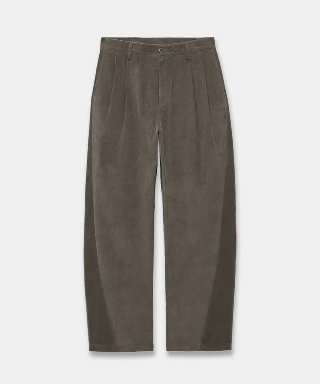 [쿠어] 코듀로이 패널드 라운딩 팬츠 (신더그레이) L 상품이미지1