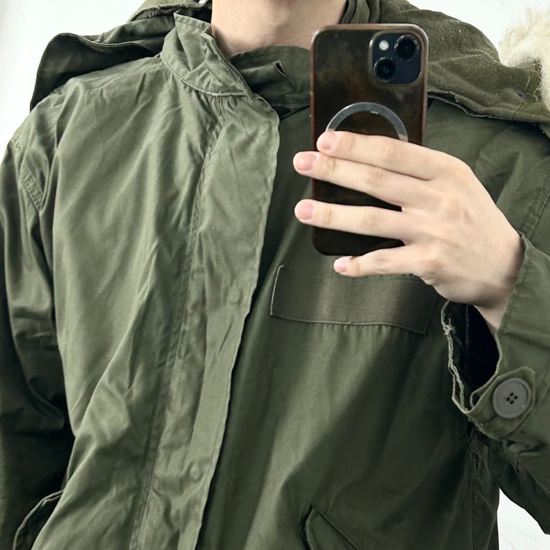 미군 오리지널 M-65 피쉬테일 개파카 야상 상품이미지5