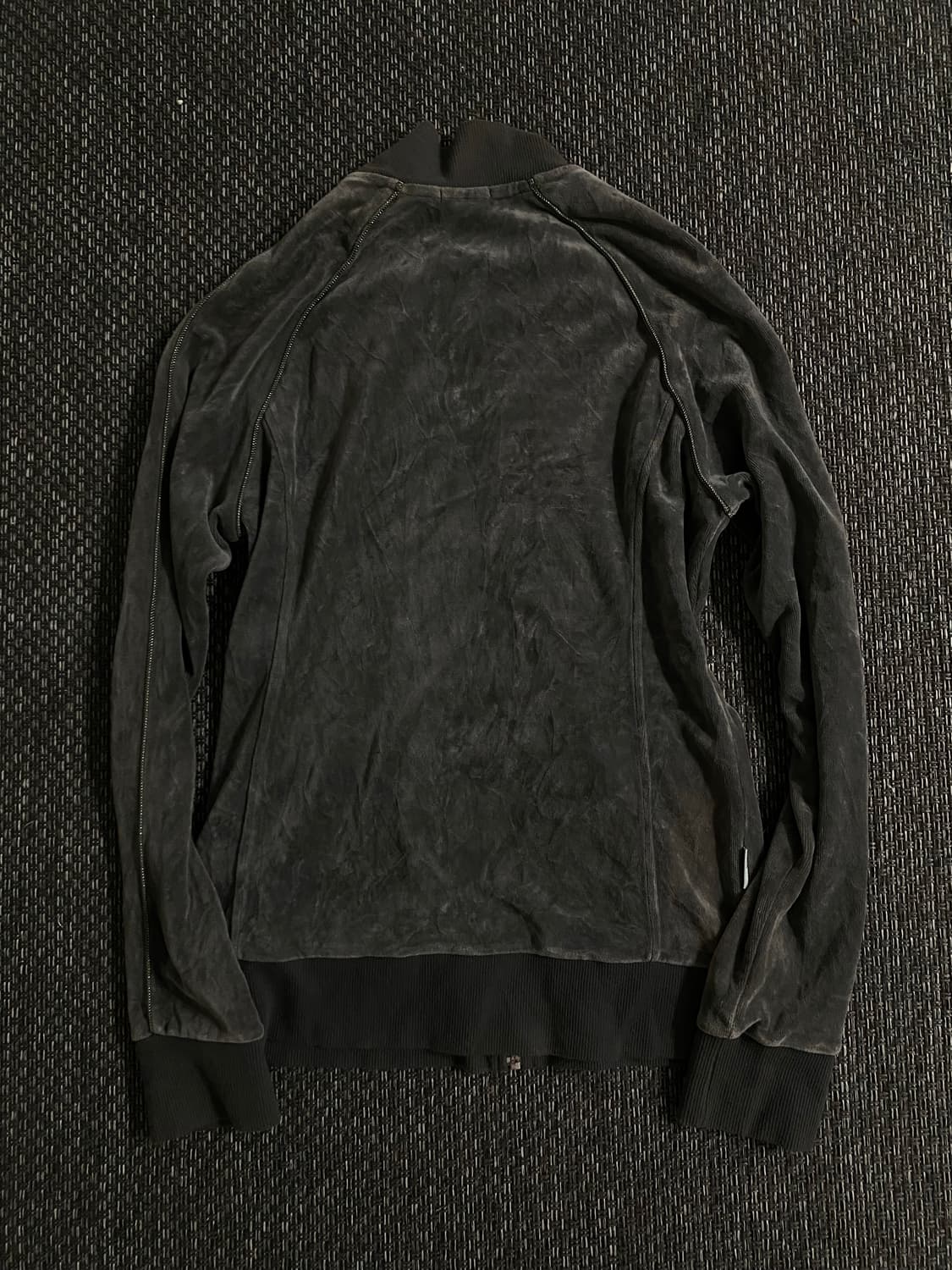 00’s Adidas Grey Velvet Zip Up 상품이미지5
