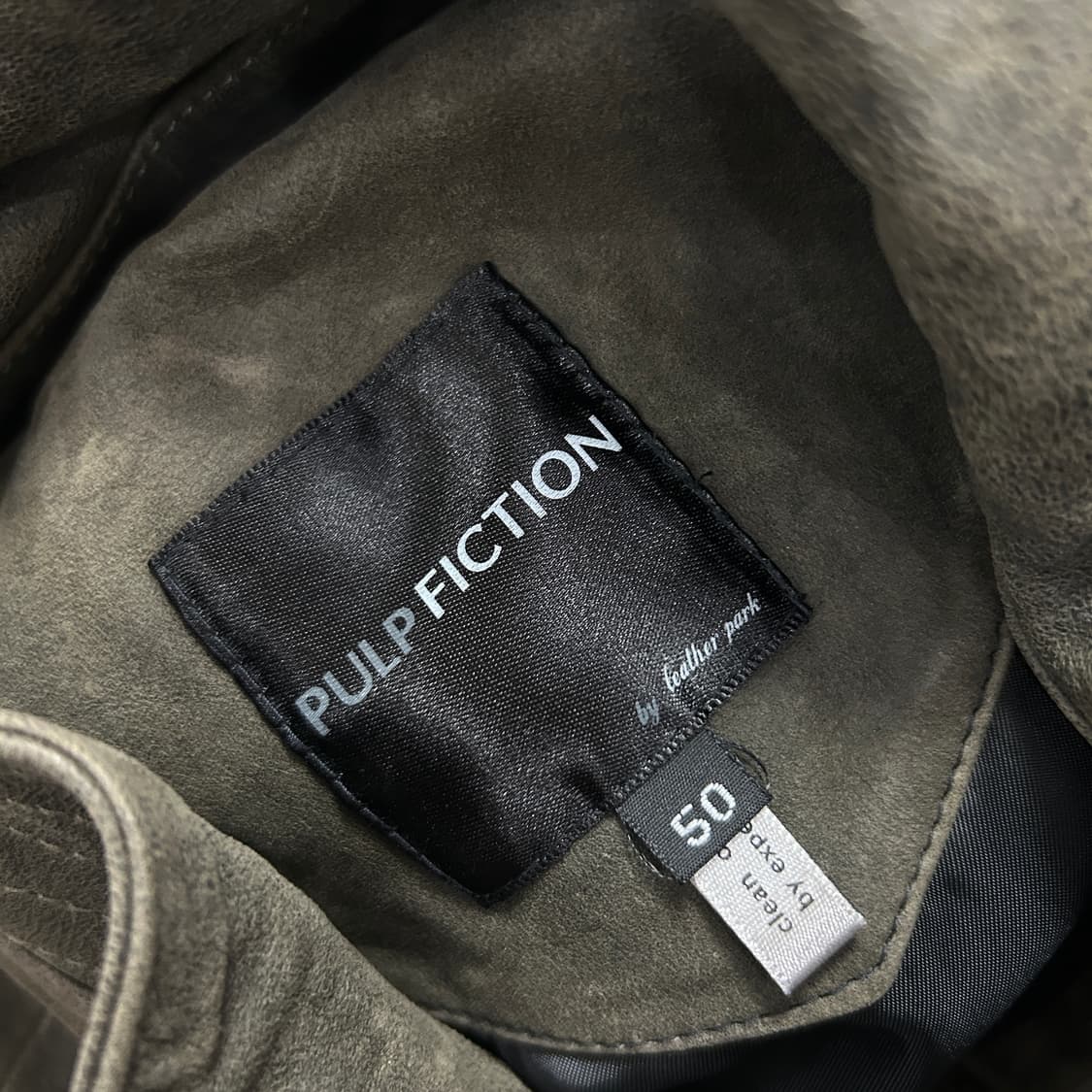 펄프픽션 빈티지 양가죽 바이커자켓(50) 상품이미지2
