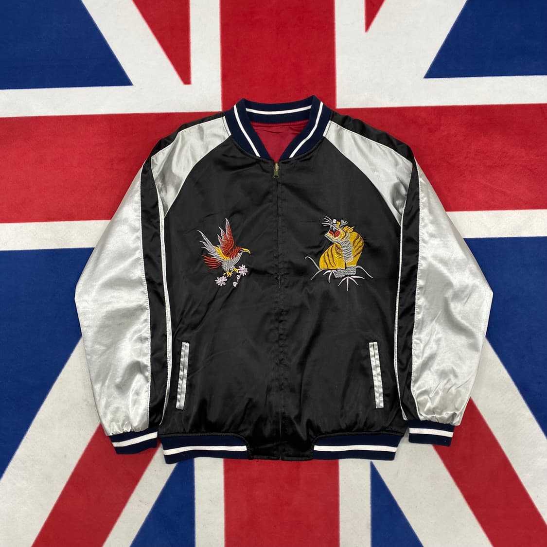 빈티지 리버시블 스카쟌 실측 105 상품이미지6