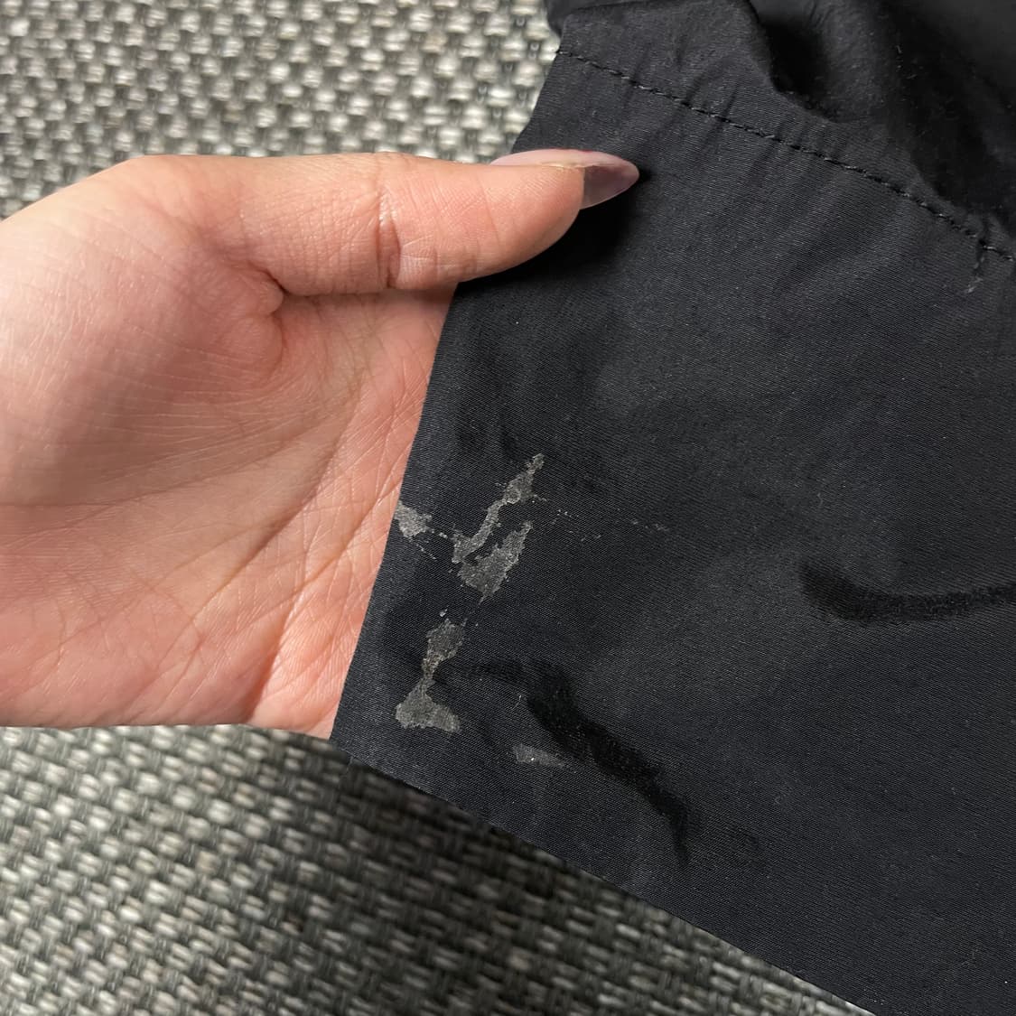 (밴딩) 송지오옴므X송민호 썬플라워 블랙 나일론 카고 팬츠 상품이미지8