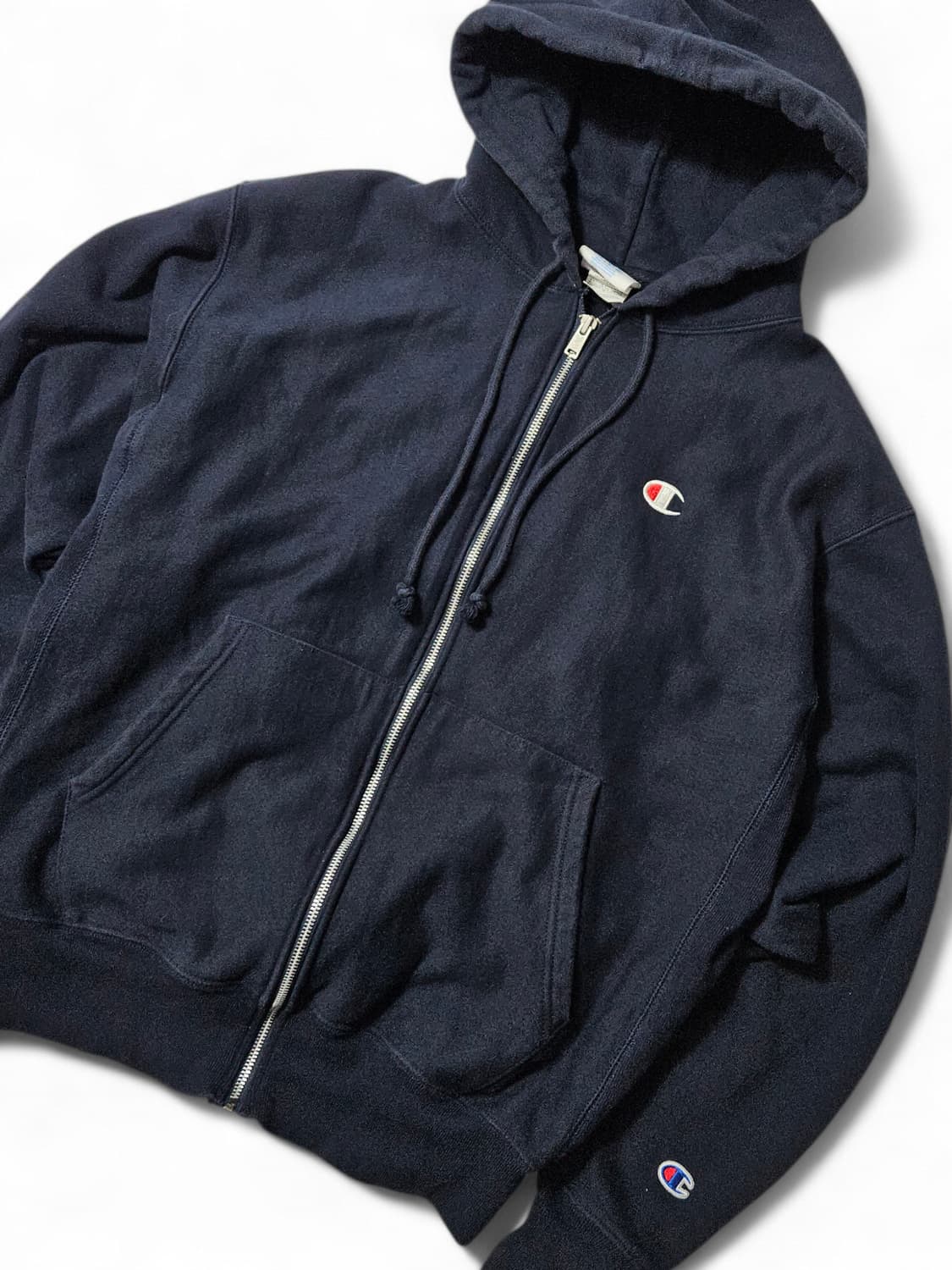 챔피온 리버스위브 후드집업 빈티지 L 상품이미지3