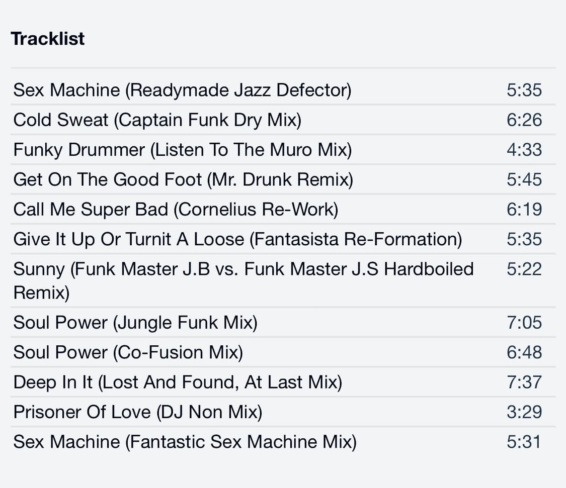 James Brown - Ultimate Remixes CD 상품이미지8