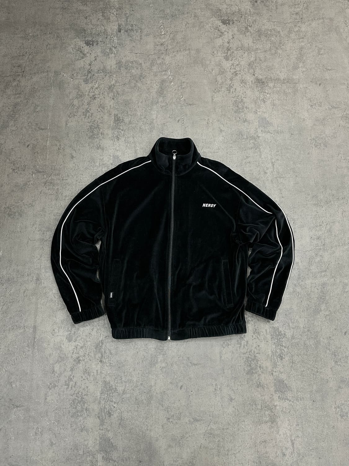 널디 벨벳 트랙탑 집업 상품이미지1