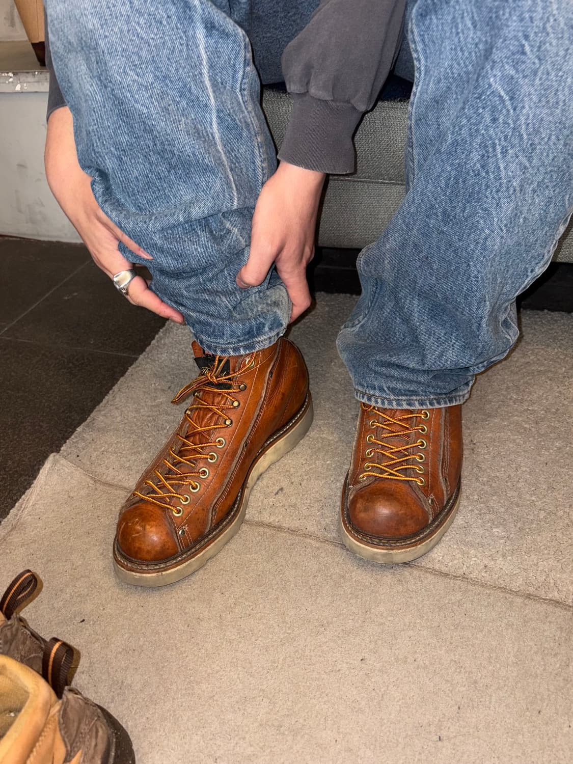 Thorogood USA monkey roofer leather boot 상품이미지1