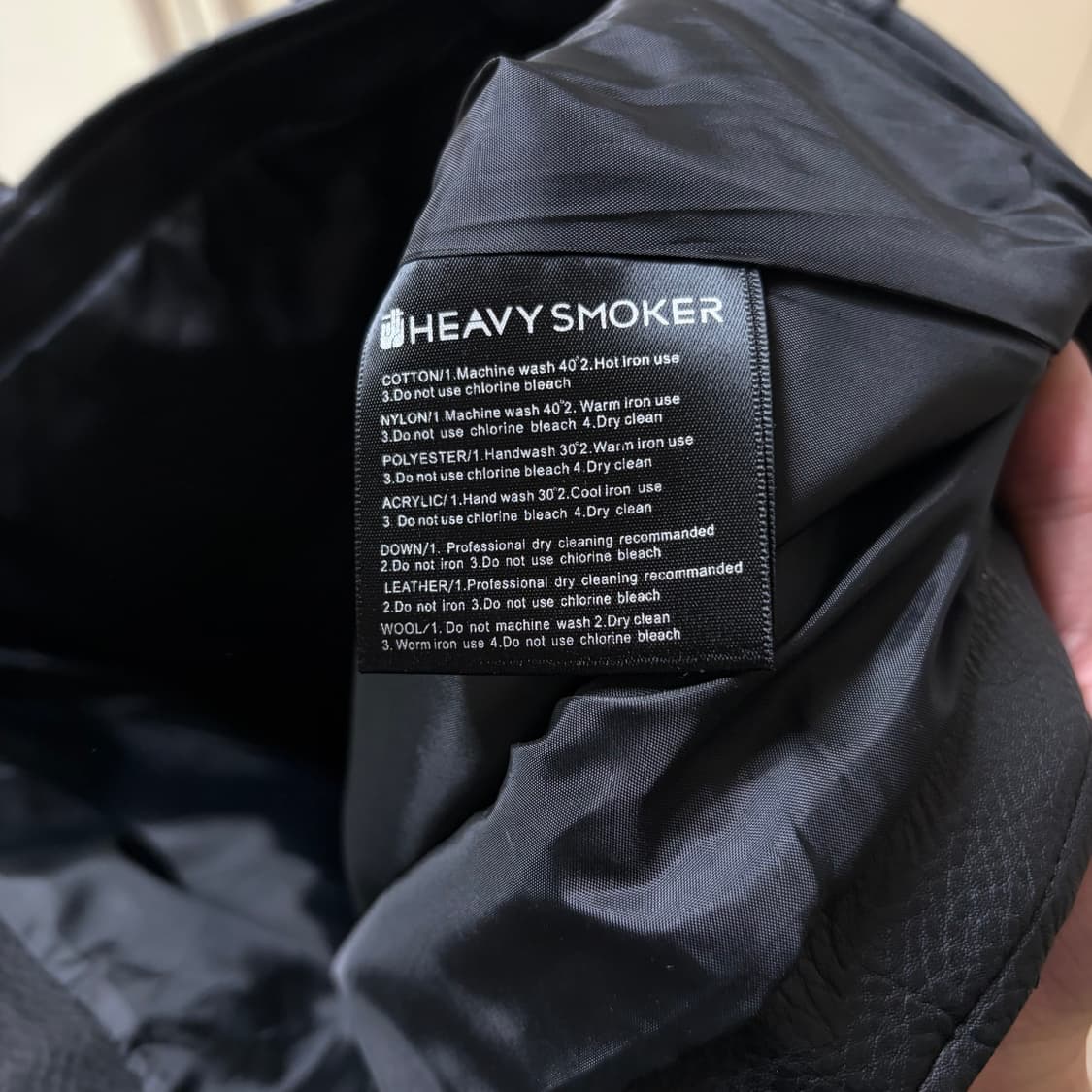 헤비스모커 남성 더블 라이더 가죽자켓 XL/105  상품이미지6
