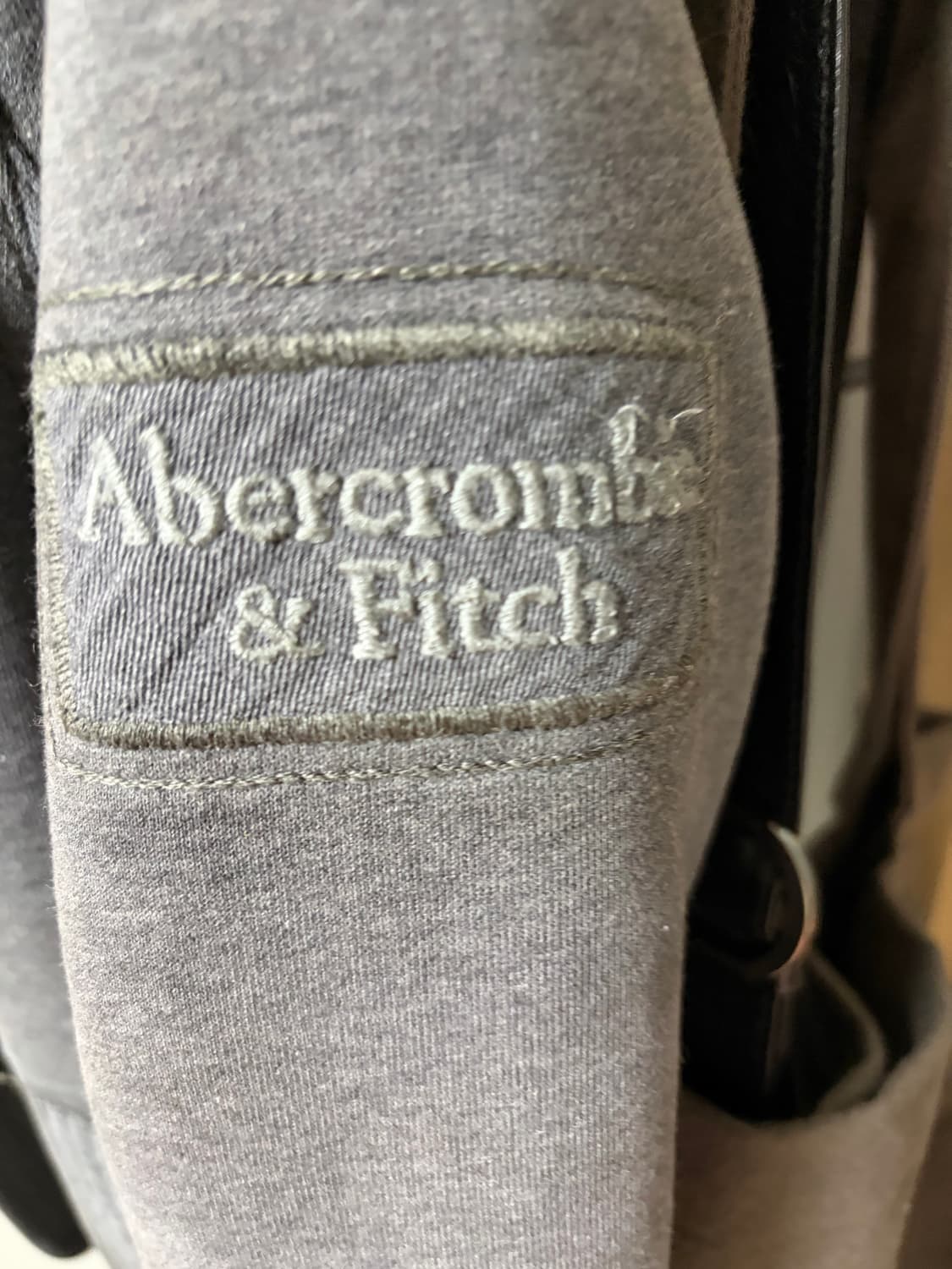 아베크롬비 퍼 후드집업 그레이 상품이미지4