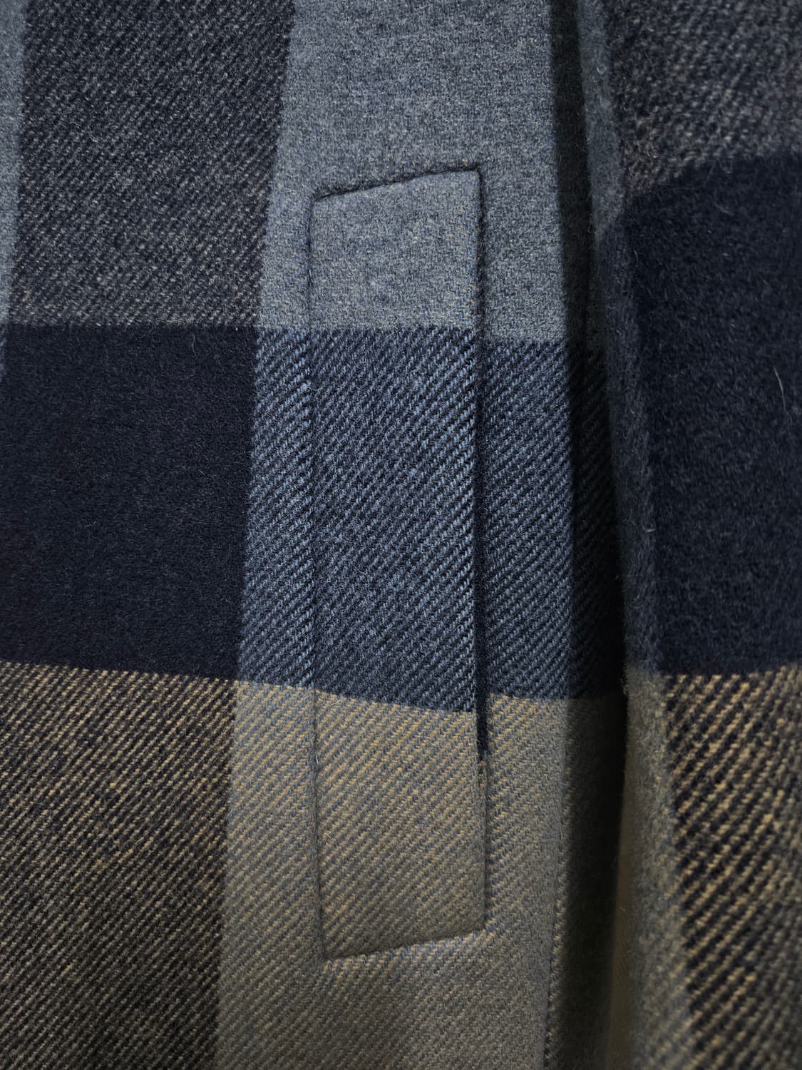 본 bon 체크 롱 코트 상품이미지6