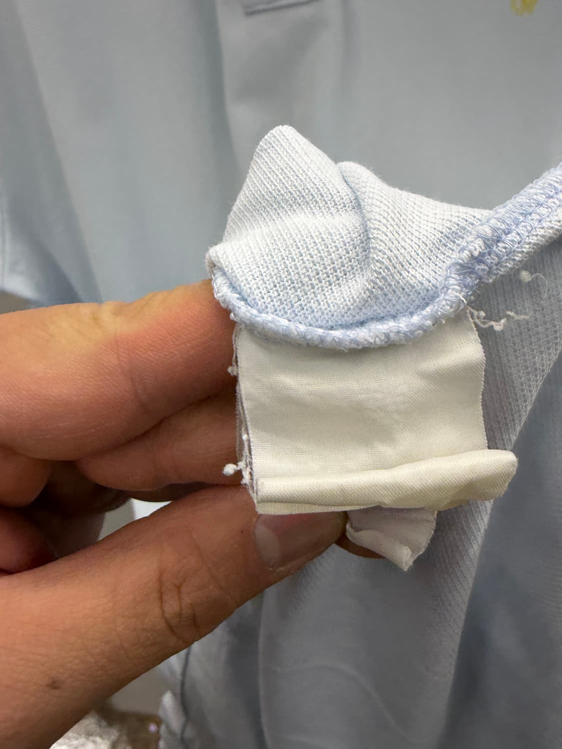 폴로 랄프로렌 하늘색 반팔 카라티 XL 상품이미지4