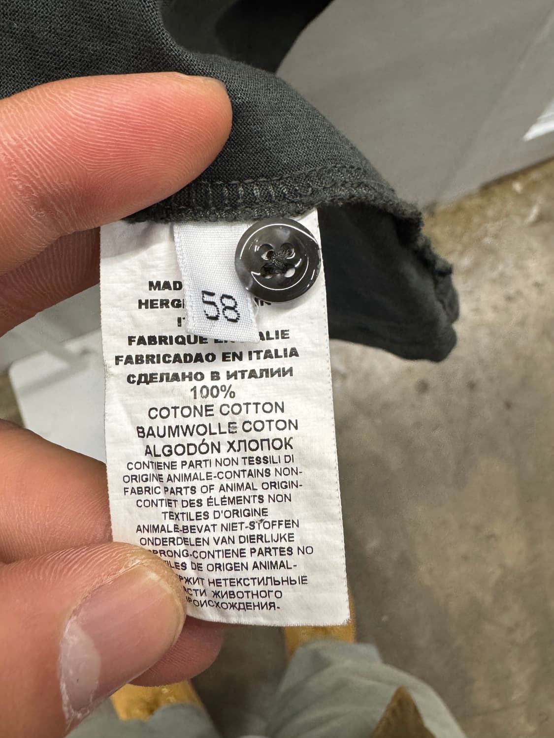 그랑사쏘 코튼 카라티 다크그린 58 상품이미지4