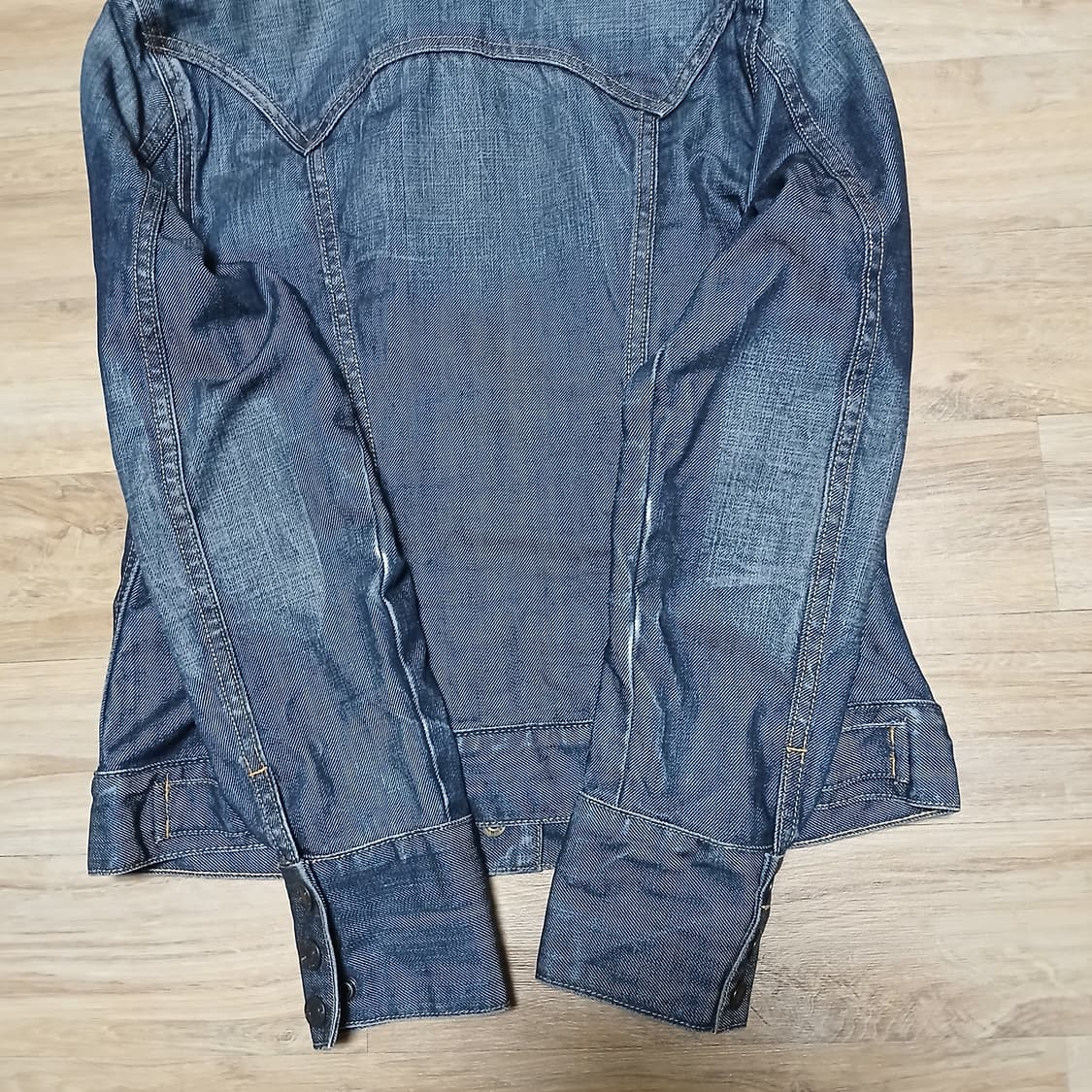 GAP 갭 데님 우먼 스냅버튼 청자켓 상품이미지8