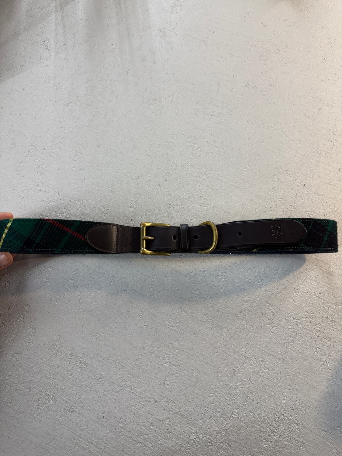 폴로 랄프로렌 블랙와치 체크 벨트 상품이미지2