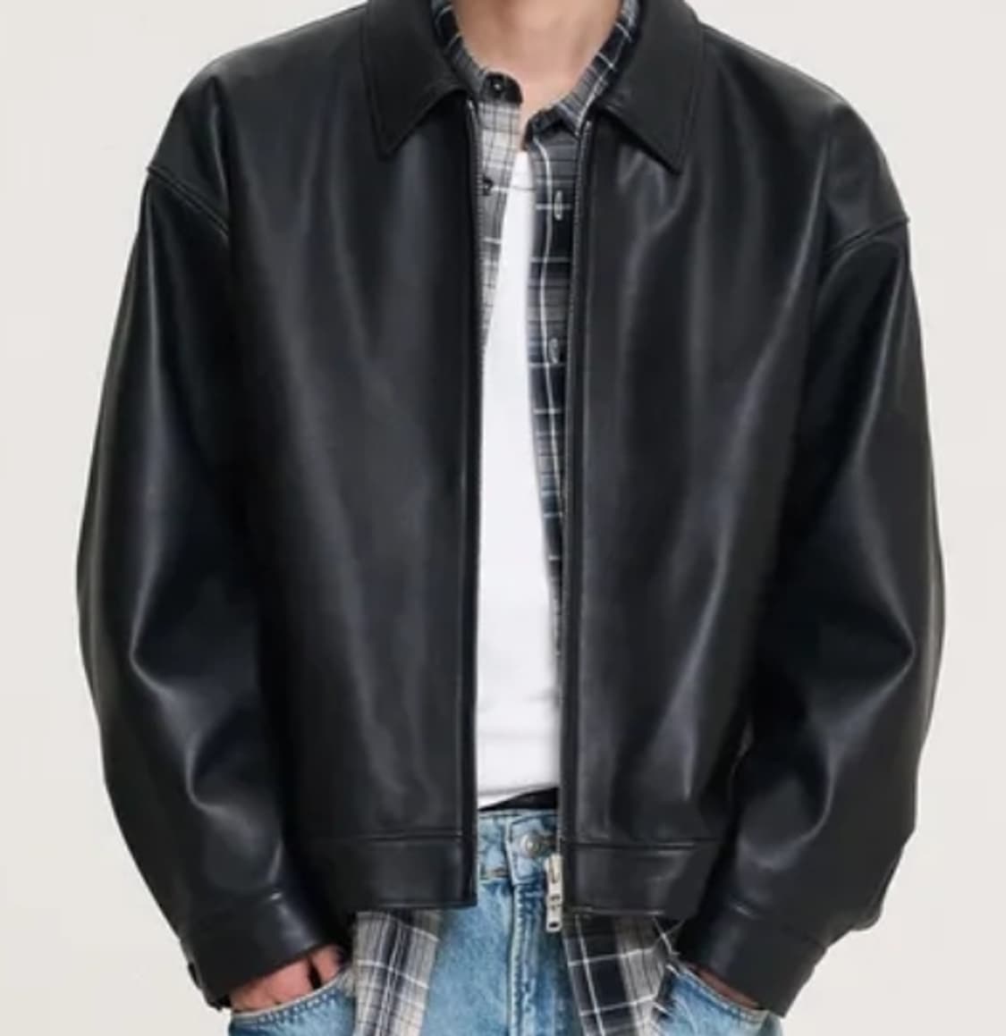 도프제이슨 오버핏 램스킨 쟈켓 M 상품이미지1