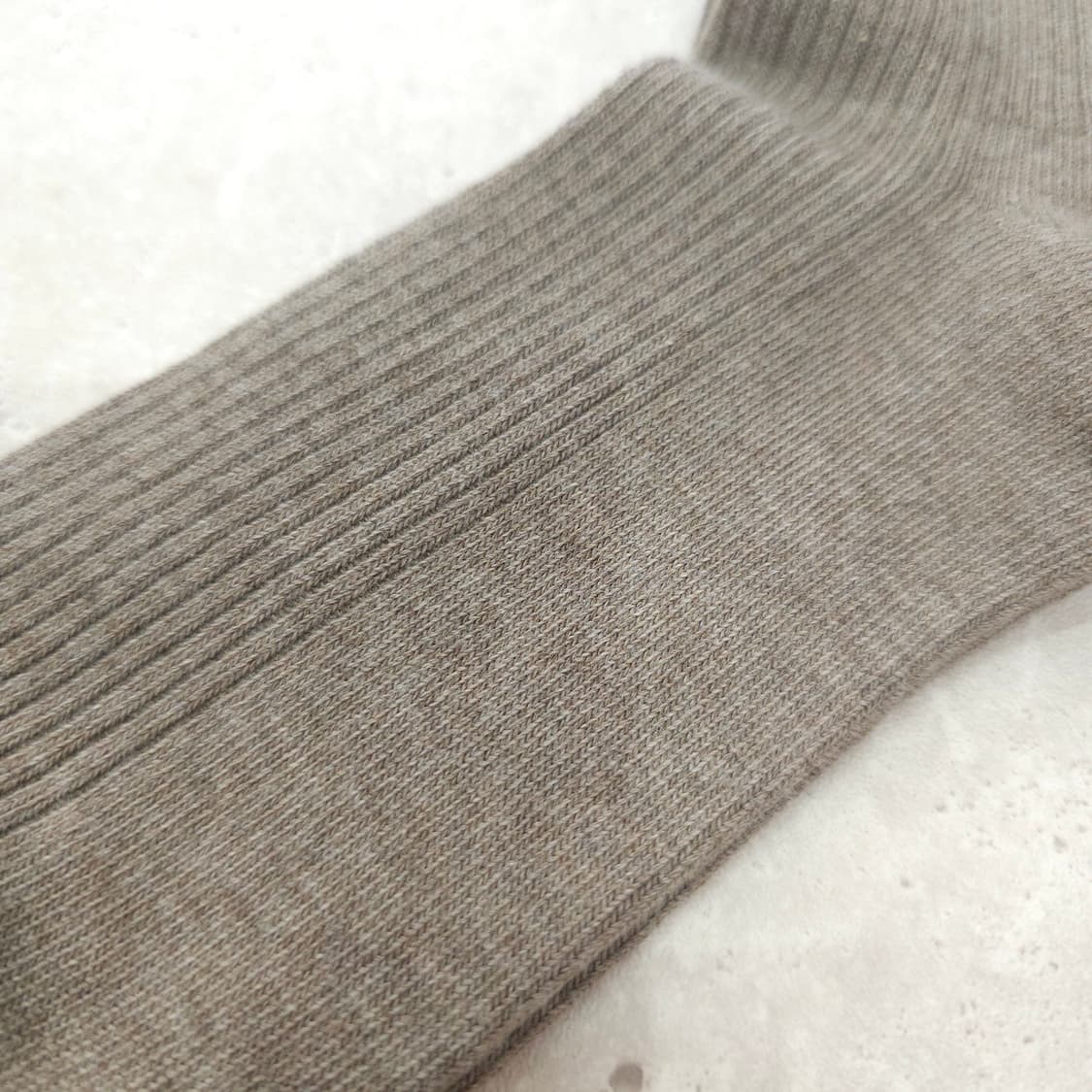 JPN 유니클로 베이지 골지 양말 상품이미지2