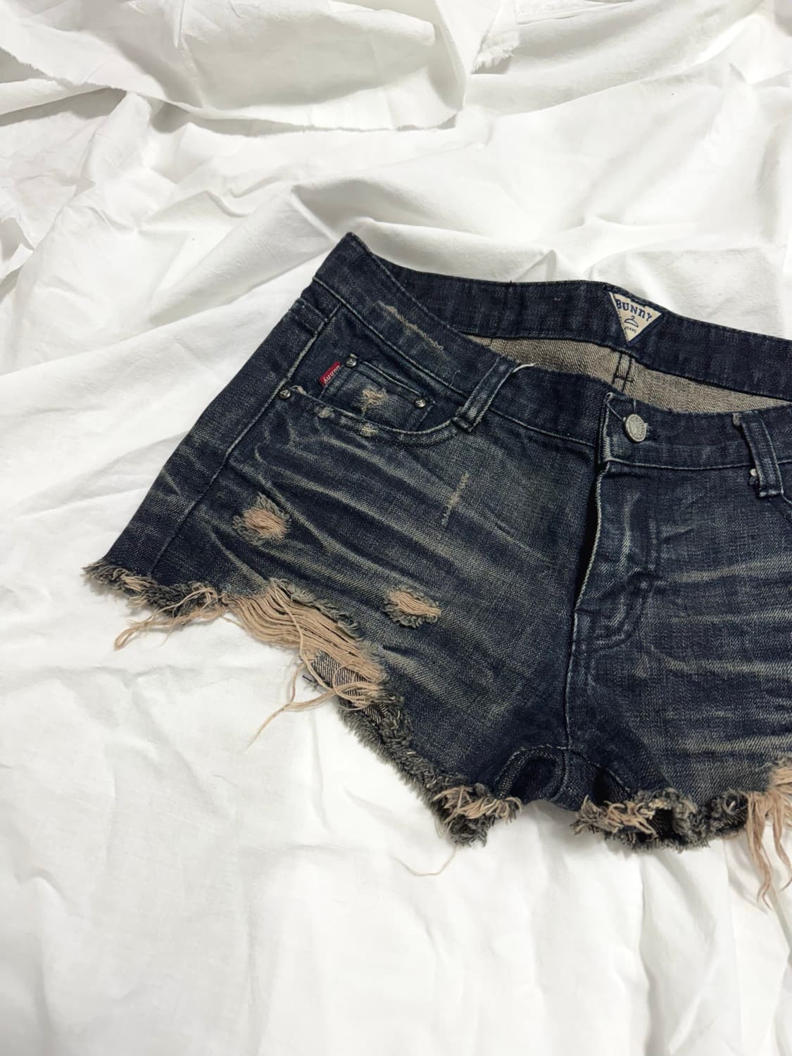 Damaged denim shorts 상품이미지2
