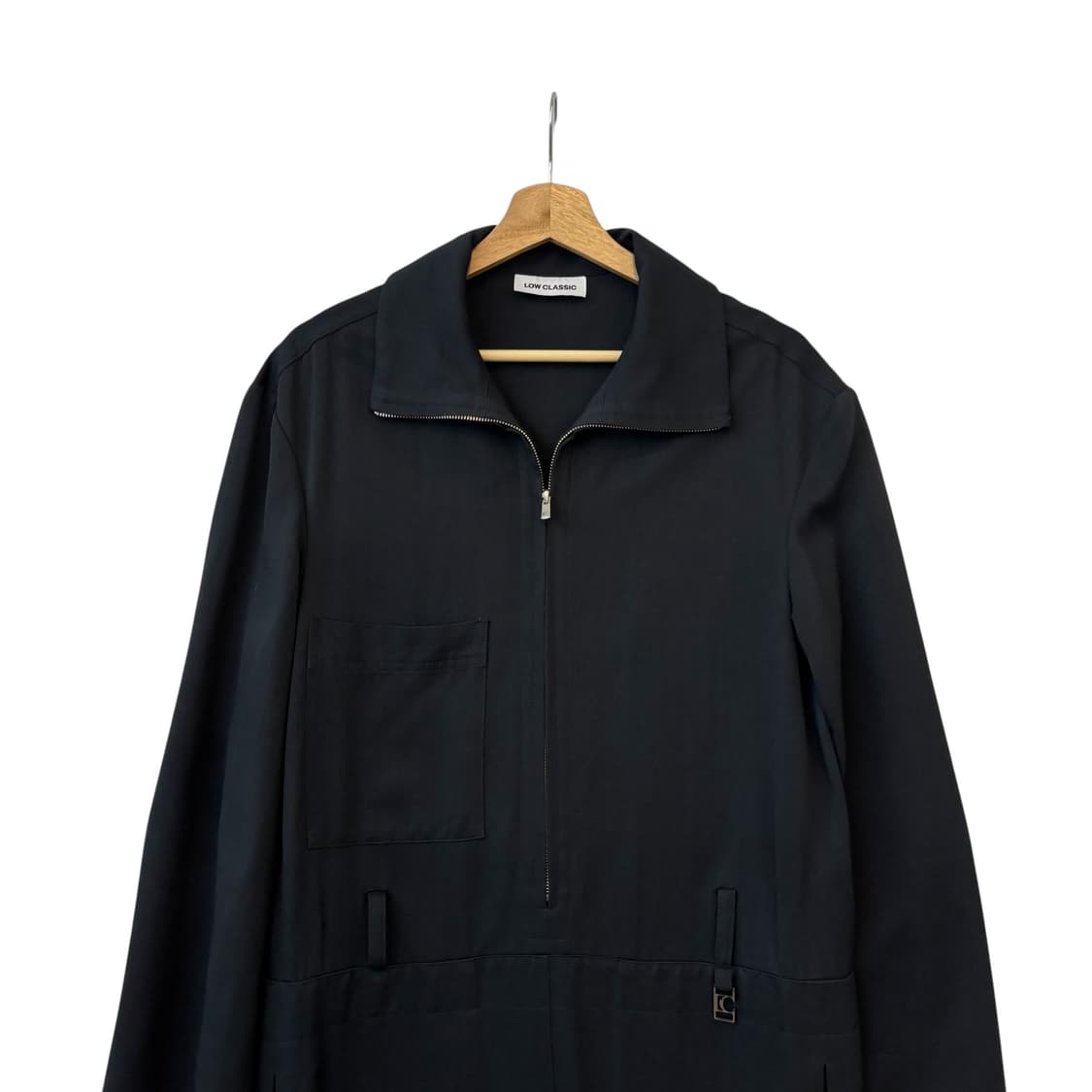 로우클래식 Front Porket zip-up dress 블루그린 상품이미지2