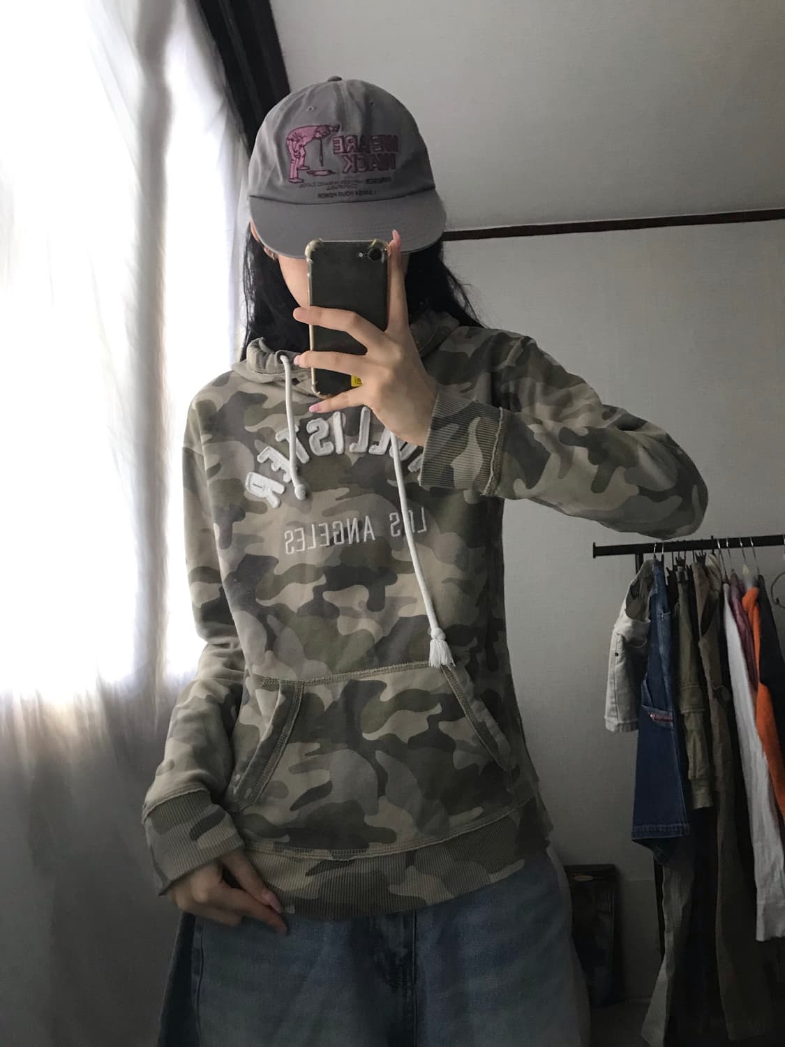 홀리스터 카모 후드티 상품이미지4